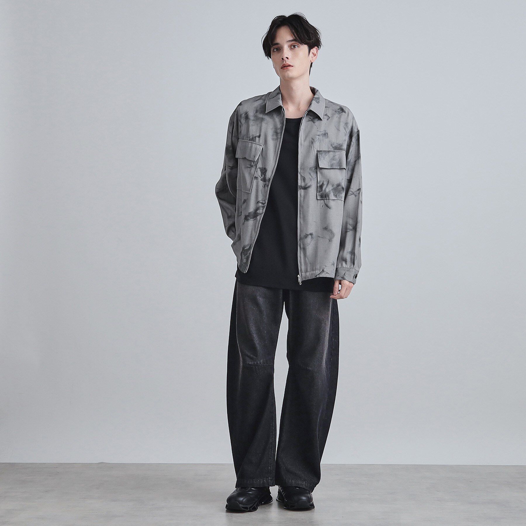 tk.TAKEO KIKUCHI「シャンブレーシャツアウター」|シャツ・ブラウス|