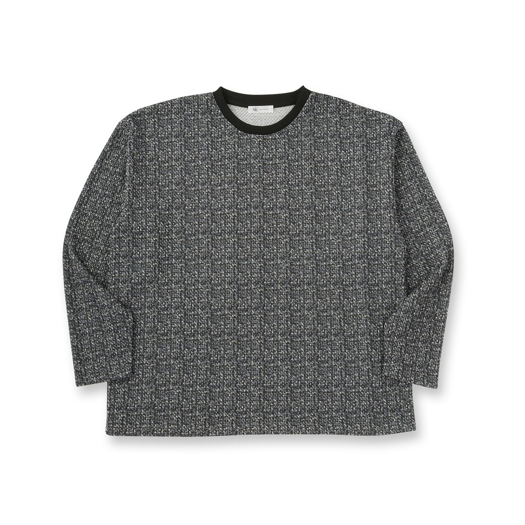 tk.TAKEO KIKUCHI「スプリングツイードライクプリントカットソー」|Tシャツ・カットソー|