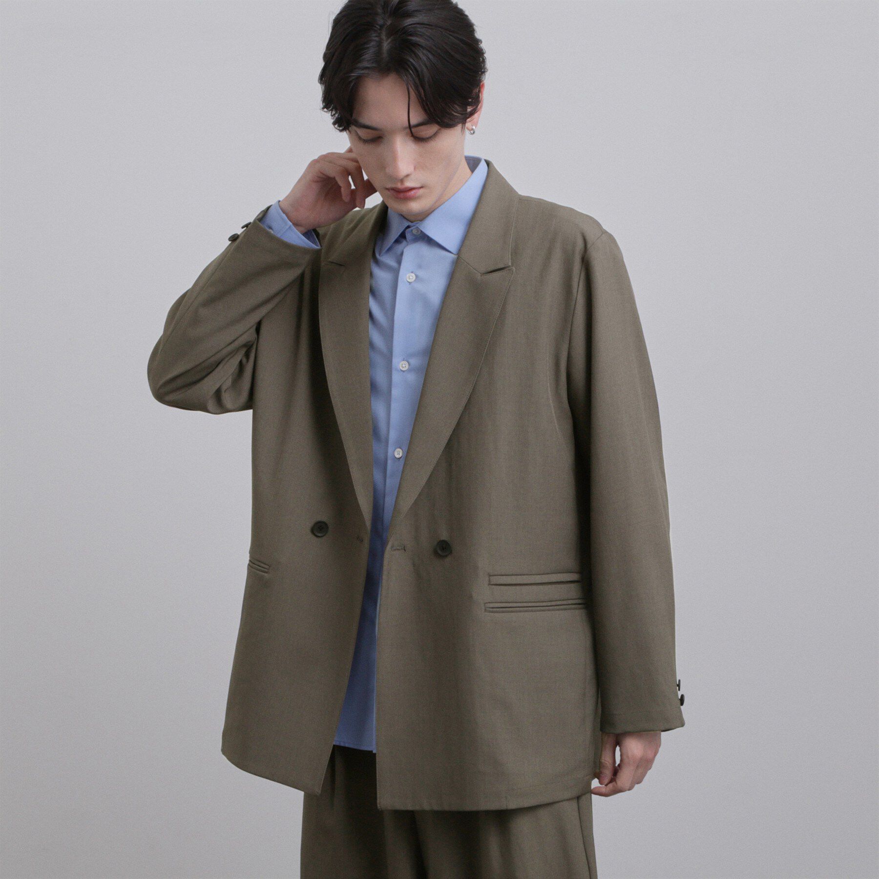 tk.TAKEO KIKUCHI「ダブルブレストジャケット」|テーラードジャケット|