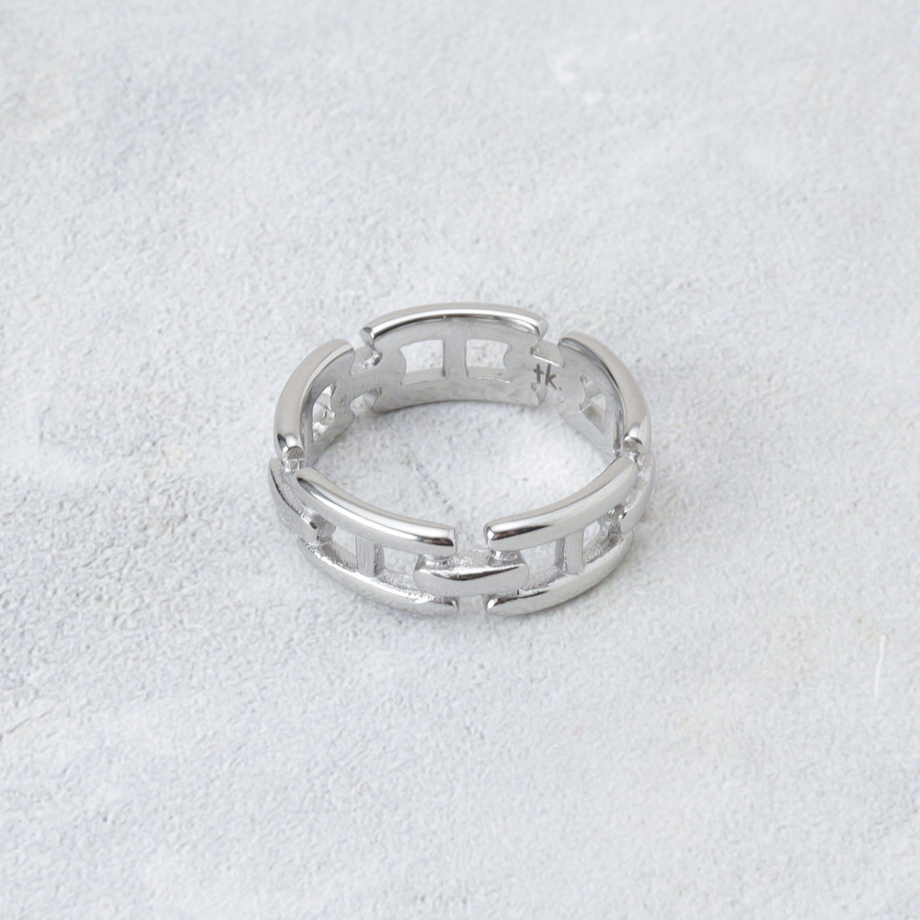 tk.TAKEO KIKUCHI「ステンレスボールドリング」|リング|シルバー(106)