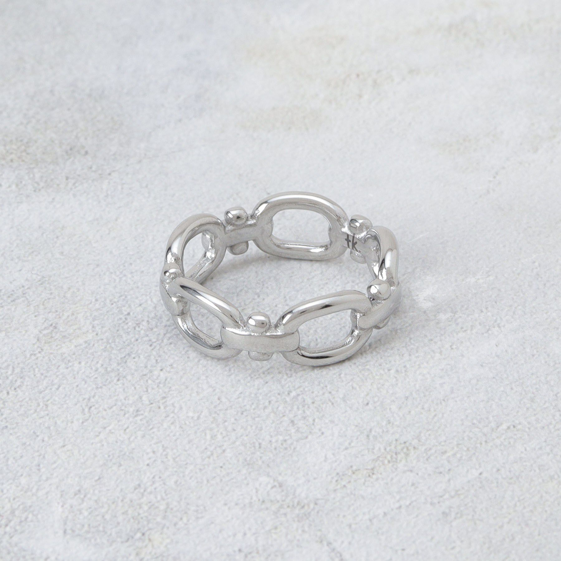 tk.TAKEO KIKUCHI「ステンレスボールドリング」|リング|シルバー(206)