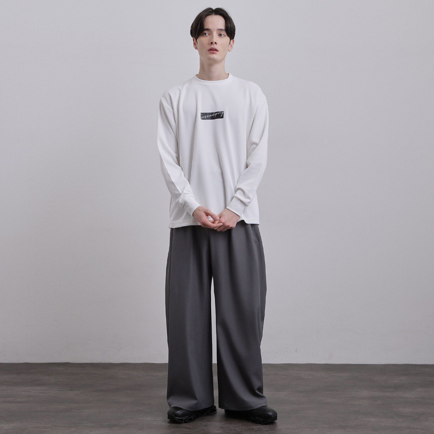 tk.TAKEO KIKUCHI「ボックスロゴTシャツ」|Tシャツ・カットソー|