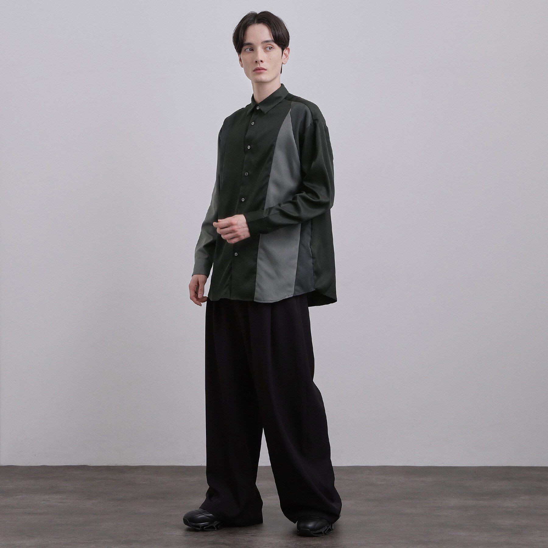 tk.TAKEO KIKUCHI「ダイアゴナル切り替えシャツ」|シャツ・ブラウス|