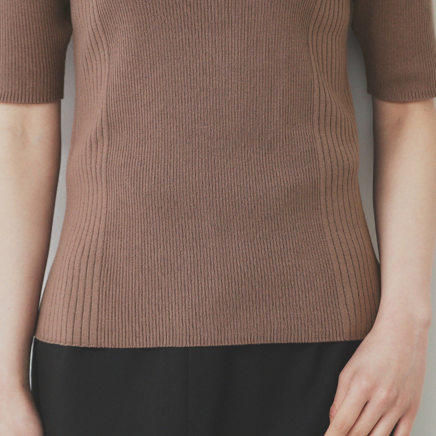 index「リブケーブルニット【洗濯機洗い可】」|ニット・セーター|