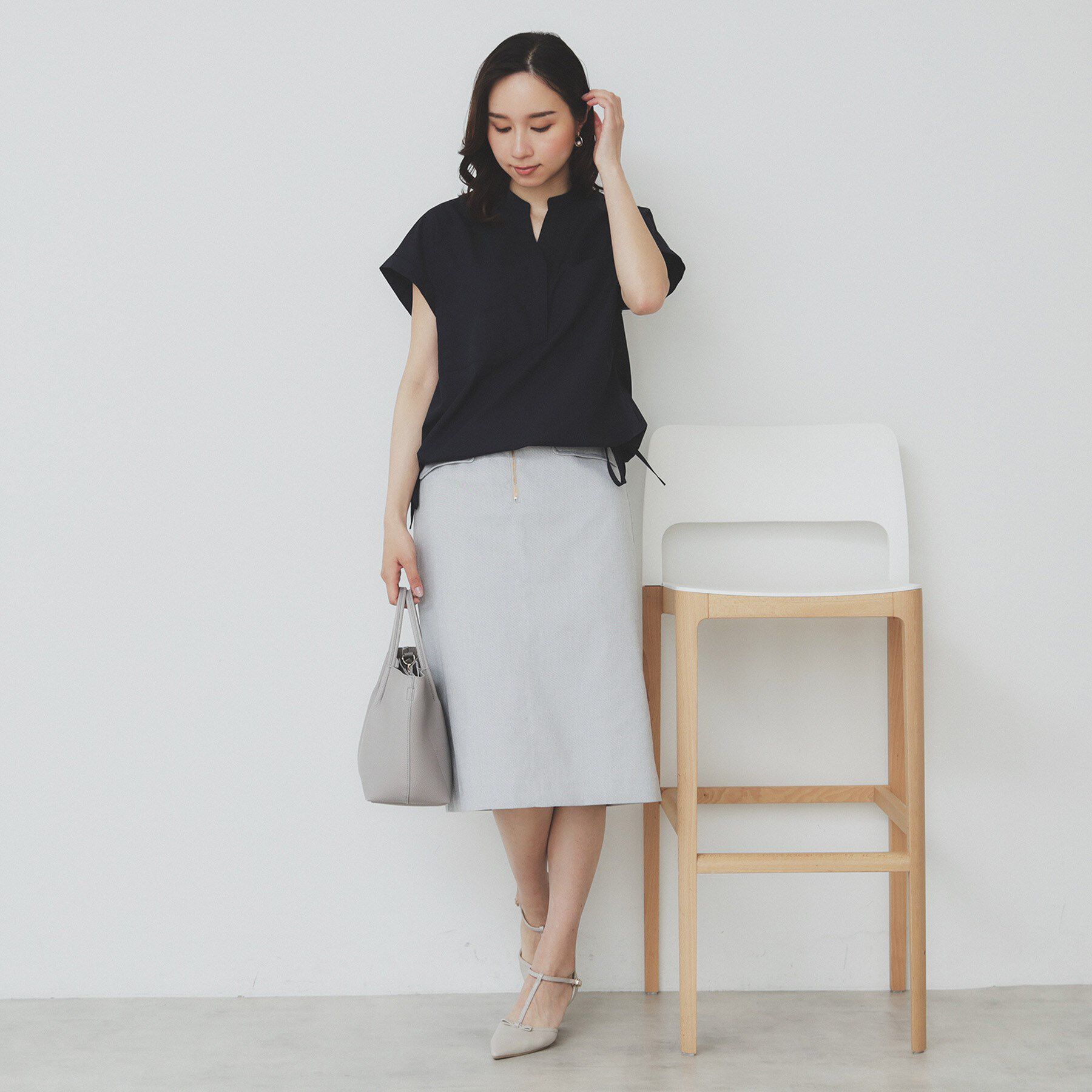 index「ダブルポケットスキッパーシャツ【洗濯機洗い可/イージーアイロン】」|シャツ・ブラウス|