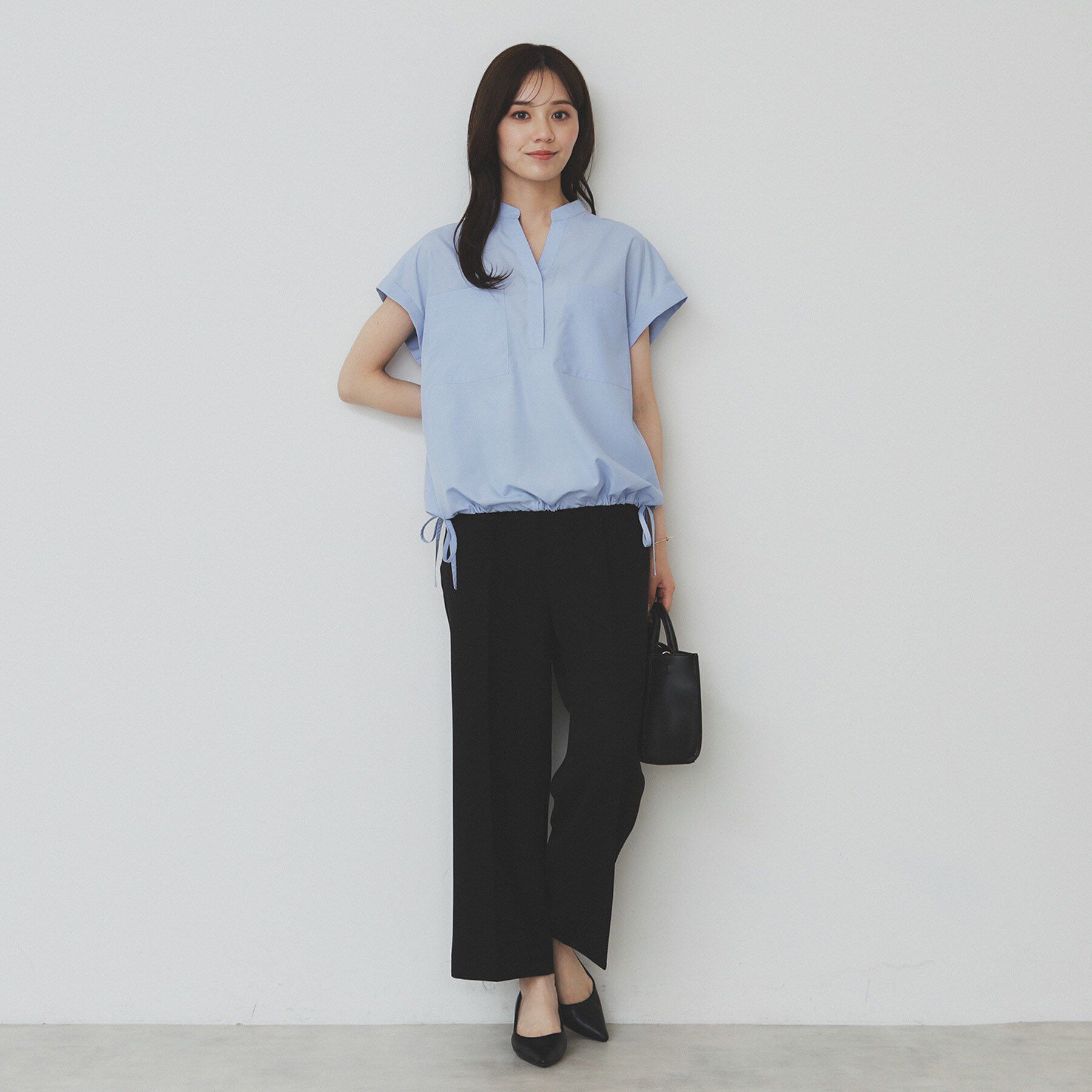 index「ダブルポケットスキッパーシャツ【洗濯機洗い可/イージーアイロン】」|シャツ・ブラウス|