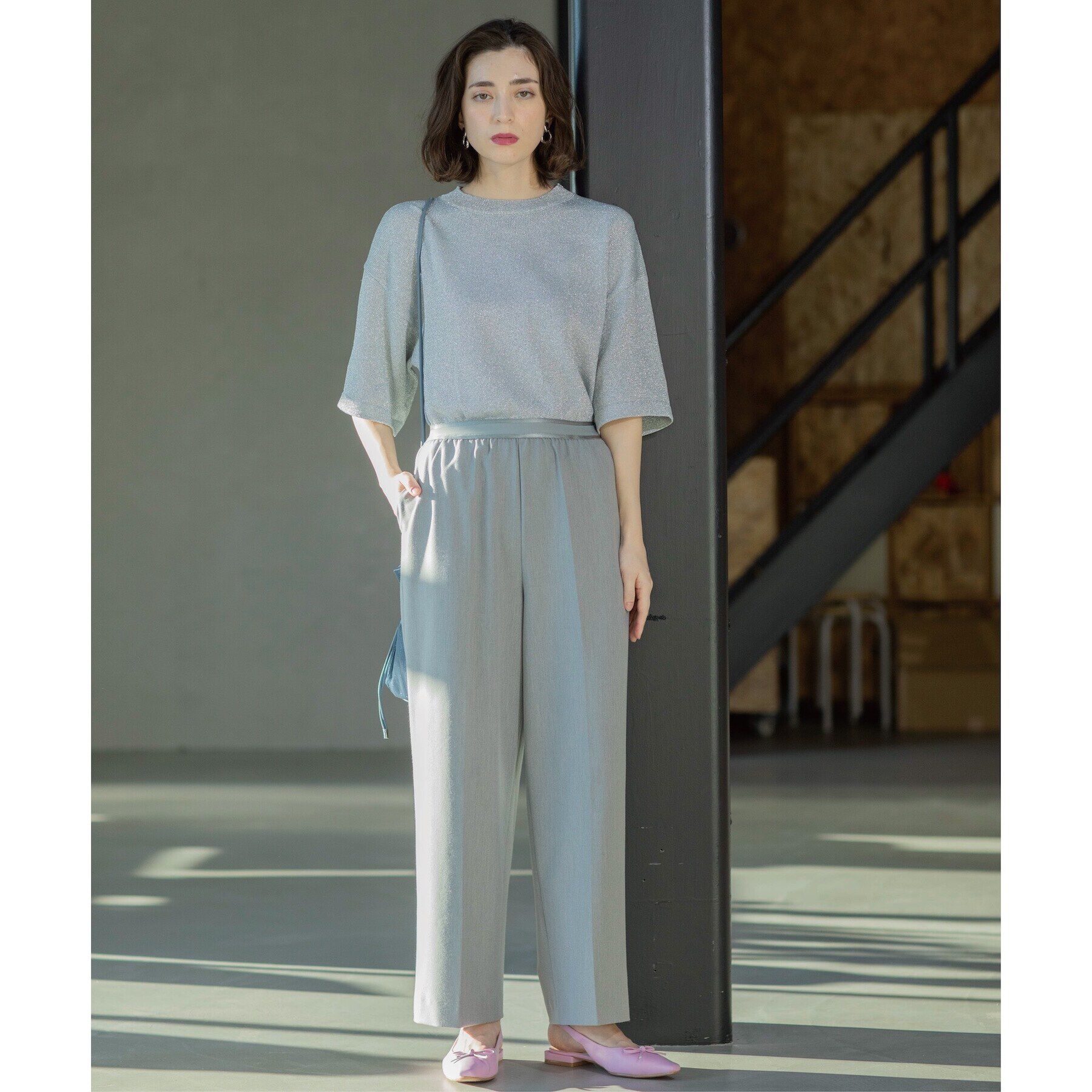 OPAQUE.CLIP「《S-LLsize》美脚ストレッチイージーワイドパンツ【洗濯機洗い可】」|その他|