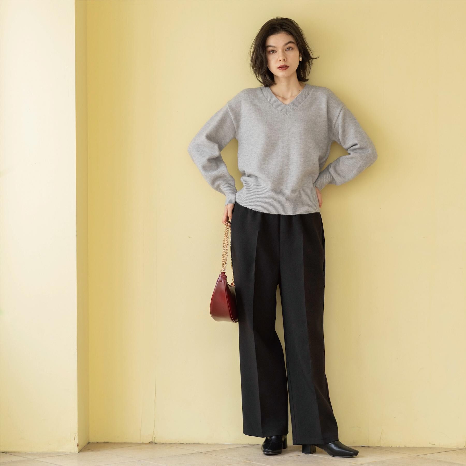 OPAQUE.CLIP「イージーワイドパンツ【洗濯機OK】」|その他|