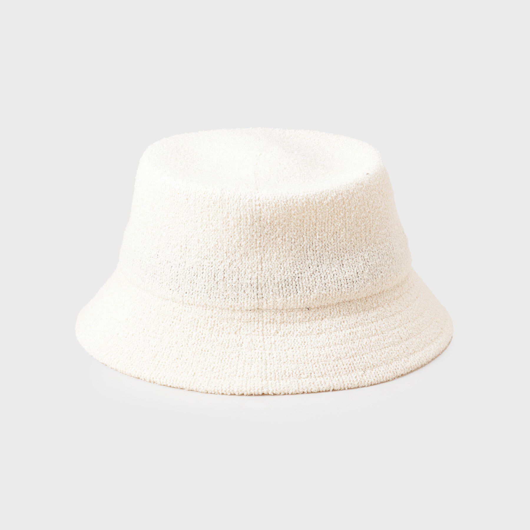 OPAQUE.CLIP「刺繍入りパイル調バケットハット」|ハット|