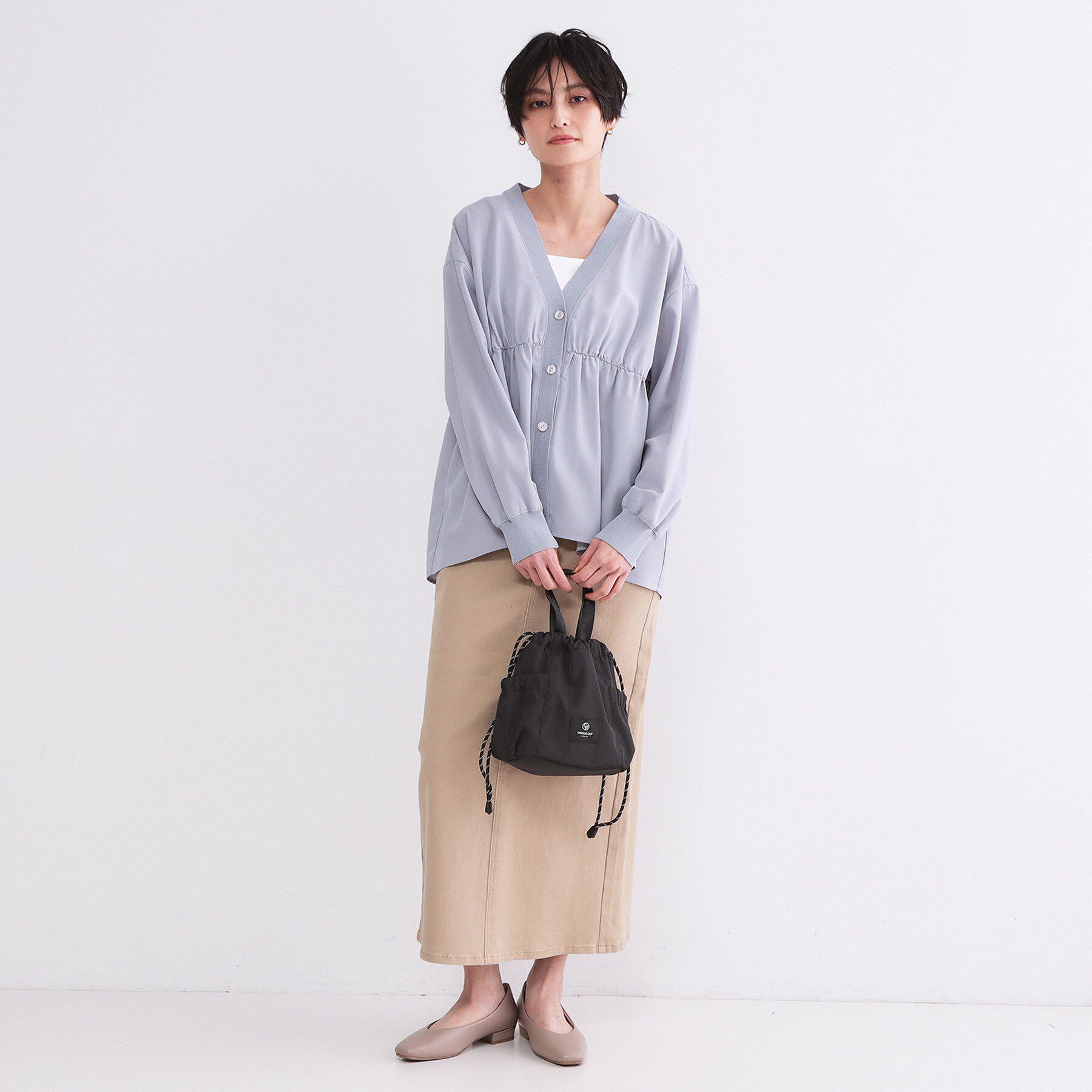 OPAQUE.CLIP「2WAYサイドポケット 巾着ミニショルダー」|ショルダー・メッセンジャー|