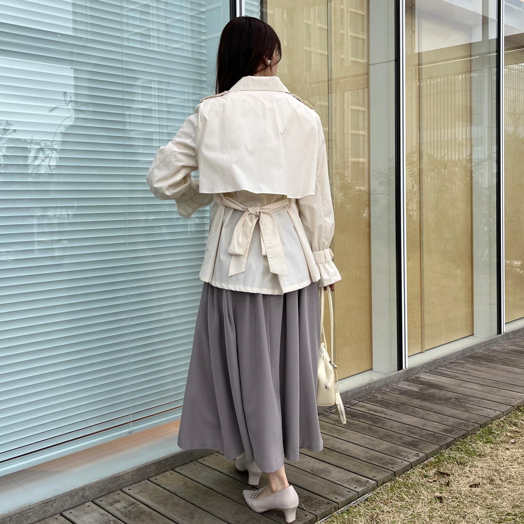 Couture broach「【撥水・洗える】ハーフ トレンチコート」|トレンチコート|