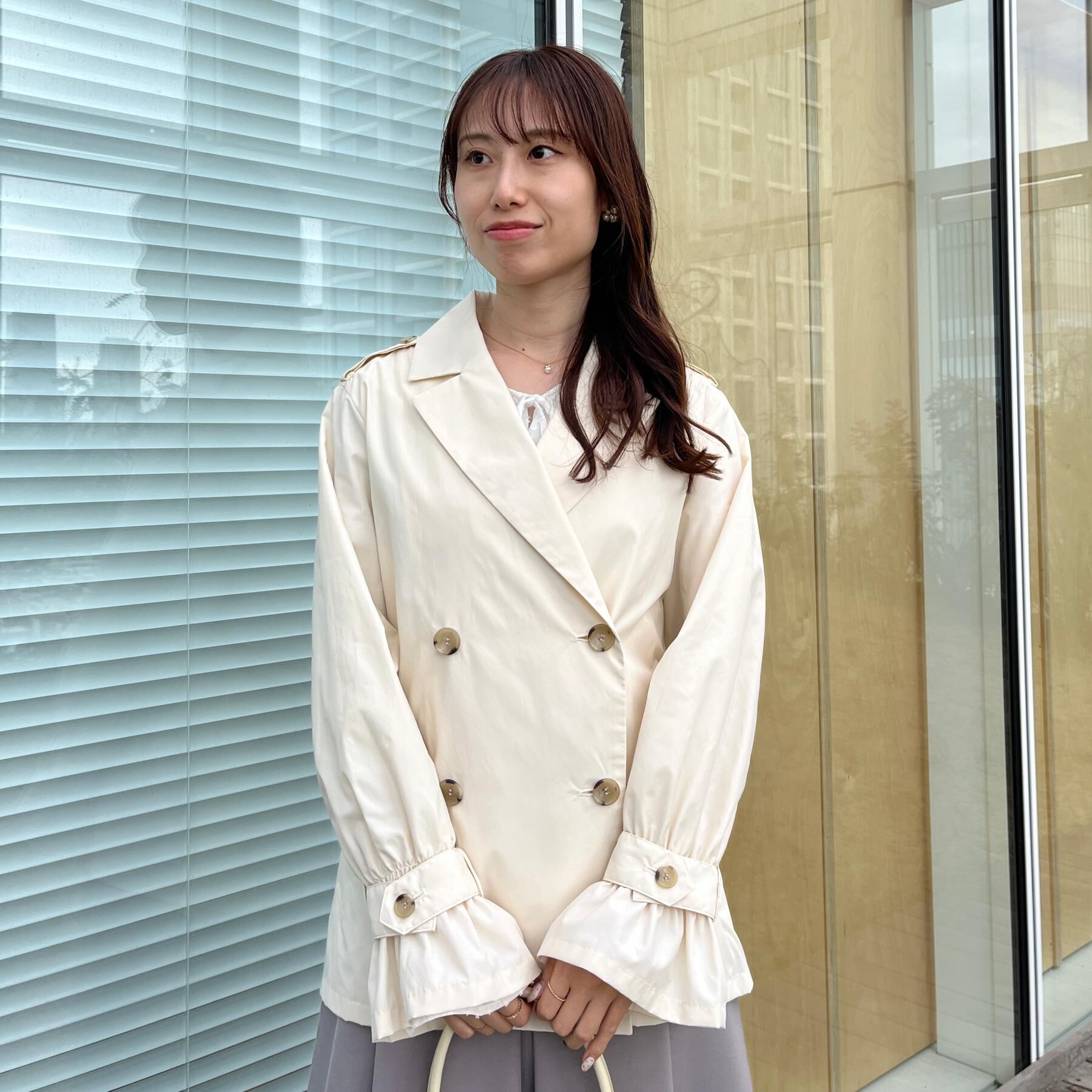 Couture broach「【撥水・洗える】ハーフ トレンチコート」|トレンチコート|