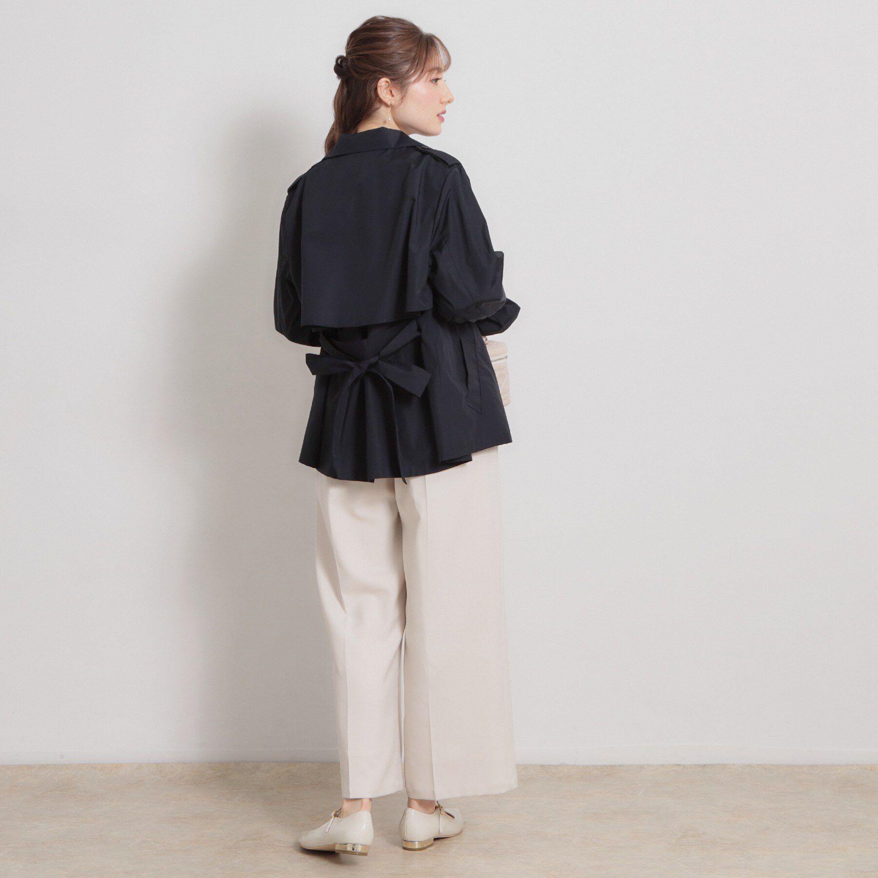 Couture broach「【撥水・洗える】ハーフ トレンチコート」|トレンチコート|