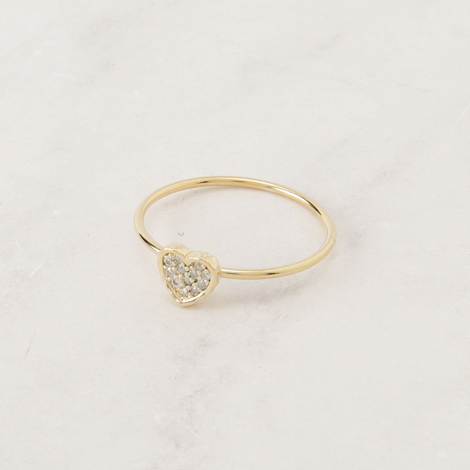 Couture broach「ハートストーンリング」|リング|ゴールド(007)