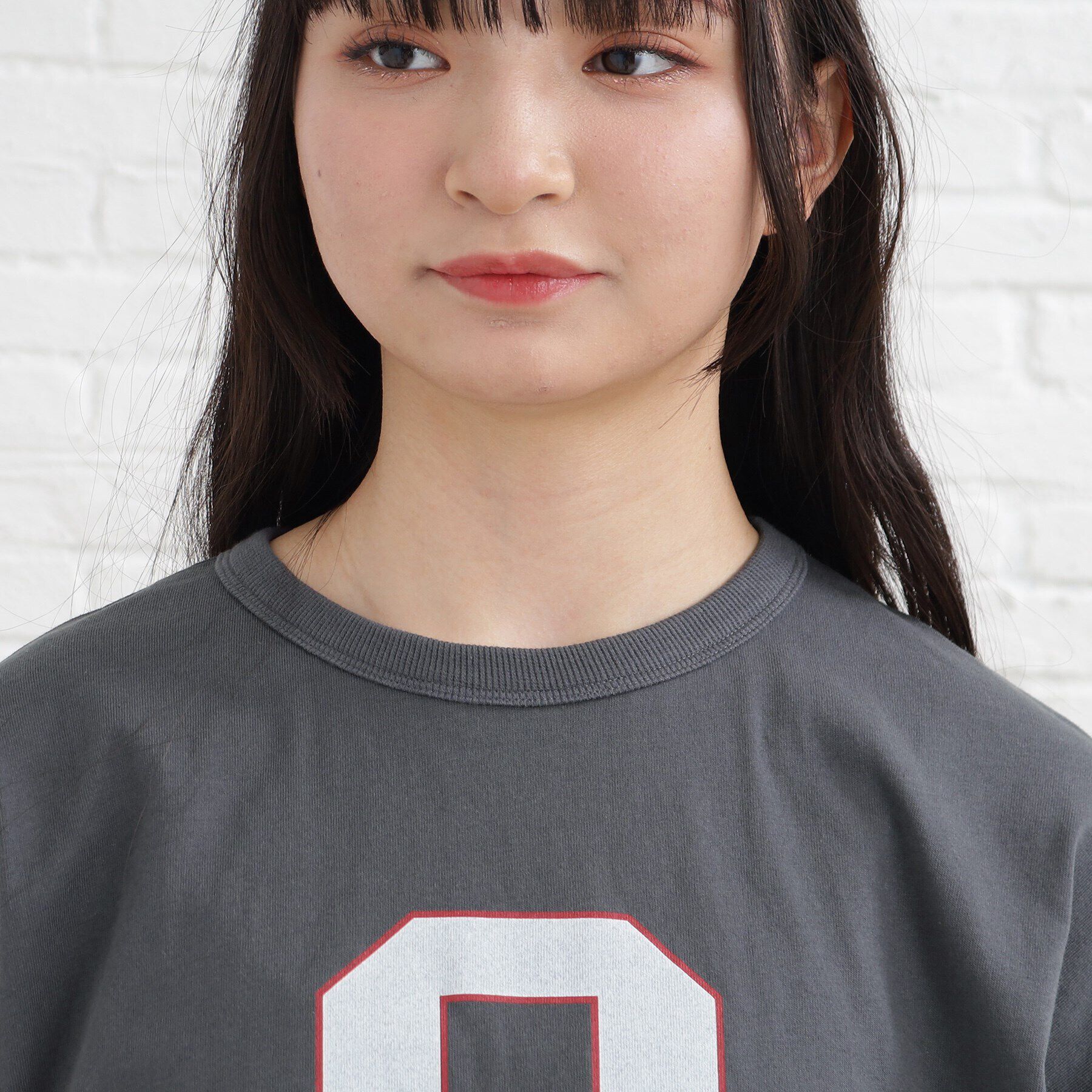 PINK-latte「◆【Champion/チャンピオン】コラボ 短丈Tシャツ」|Tシャツ・カットソー|