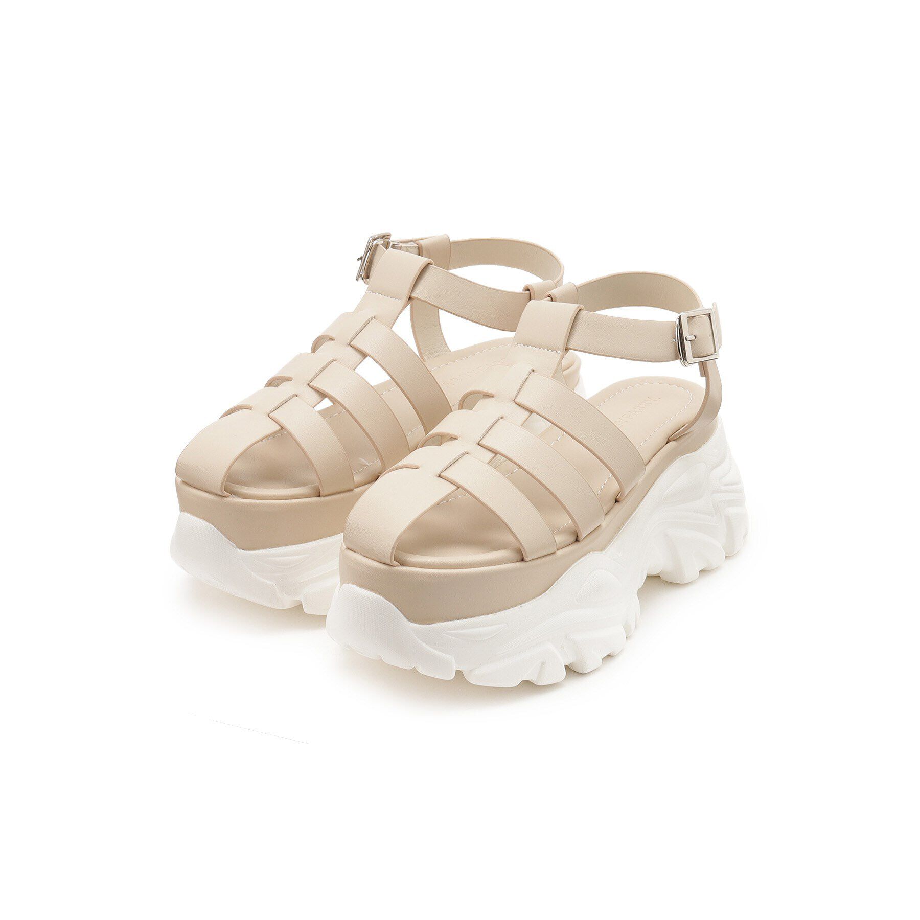 PINK-latte「厚底グルカサンダル」|サンダル|