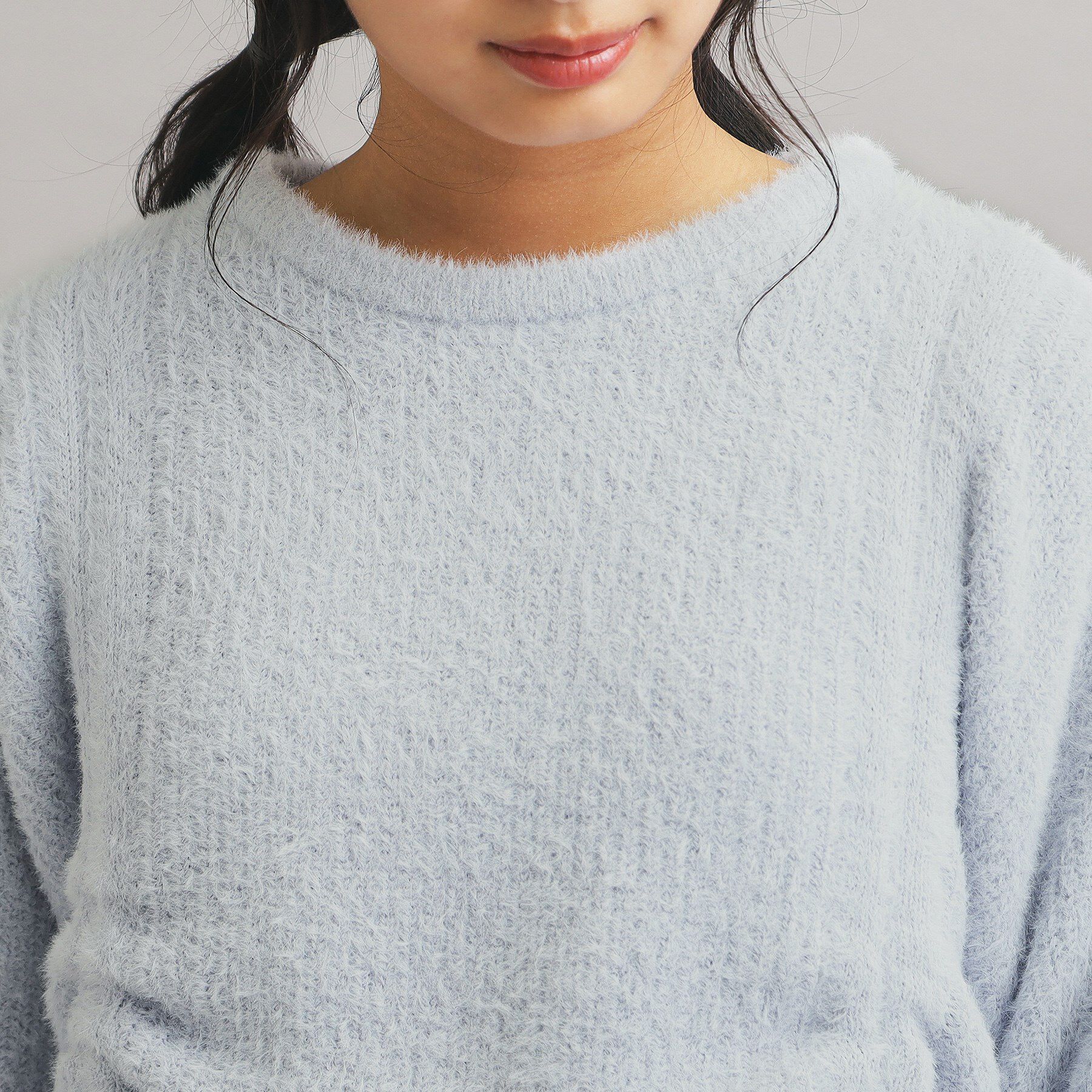 PINK-latte「【セットアイテム】ドロスト＋ロンTセットプルオーバー」|ニット・セーター|