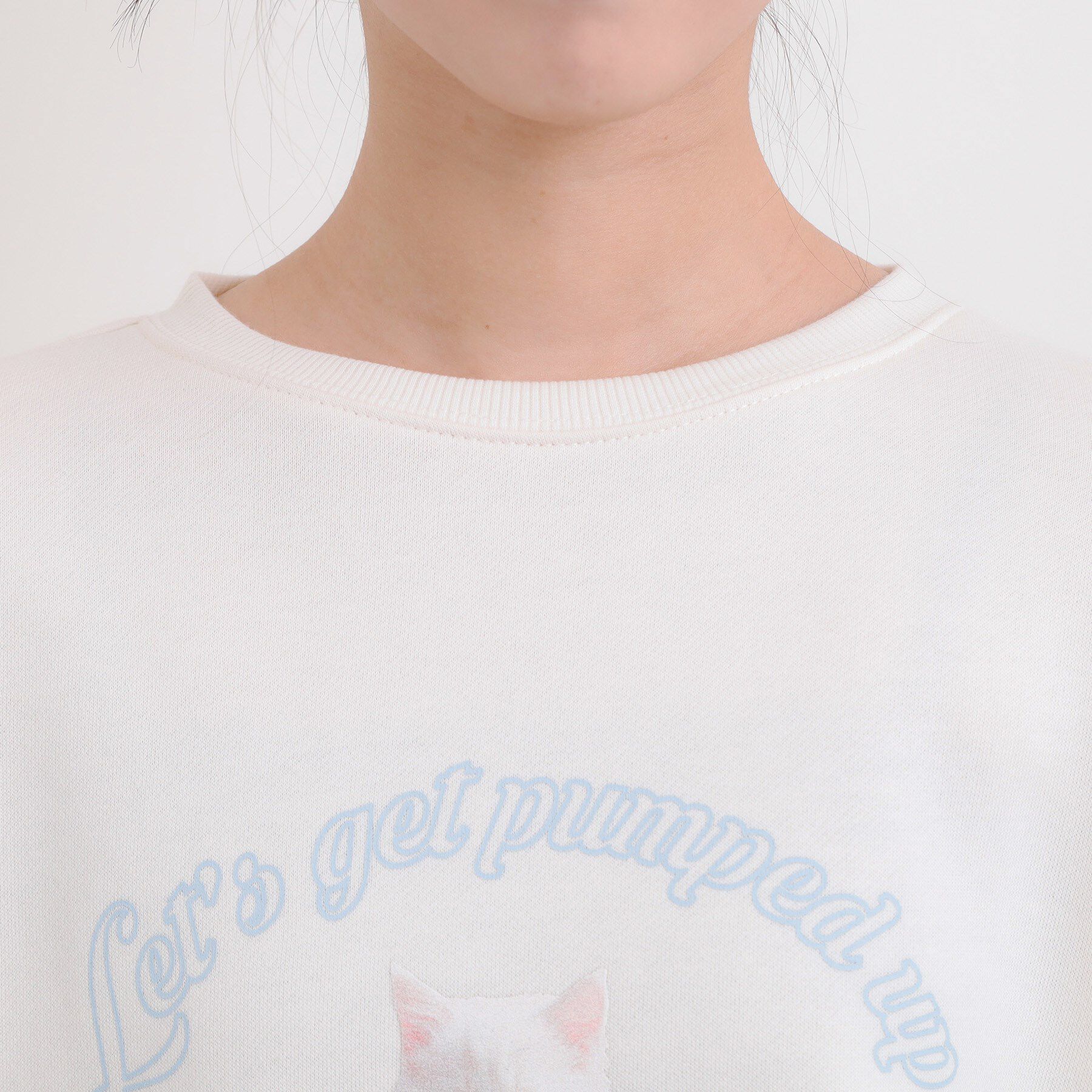 PINK-latte「ベロアリボンネコフォトトレーナー」|その他|