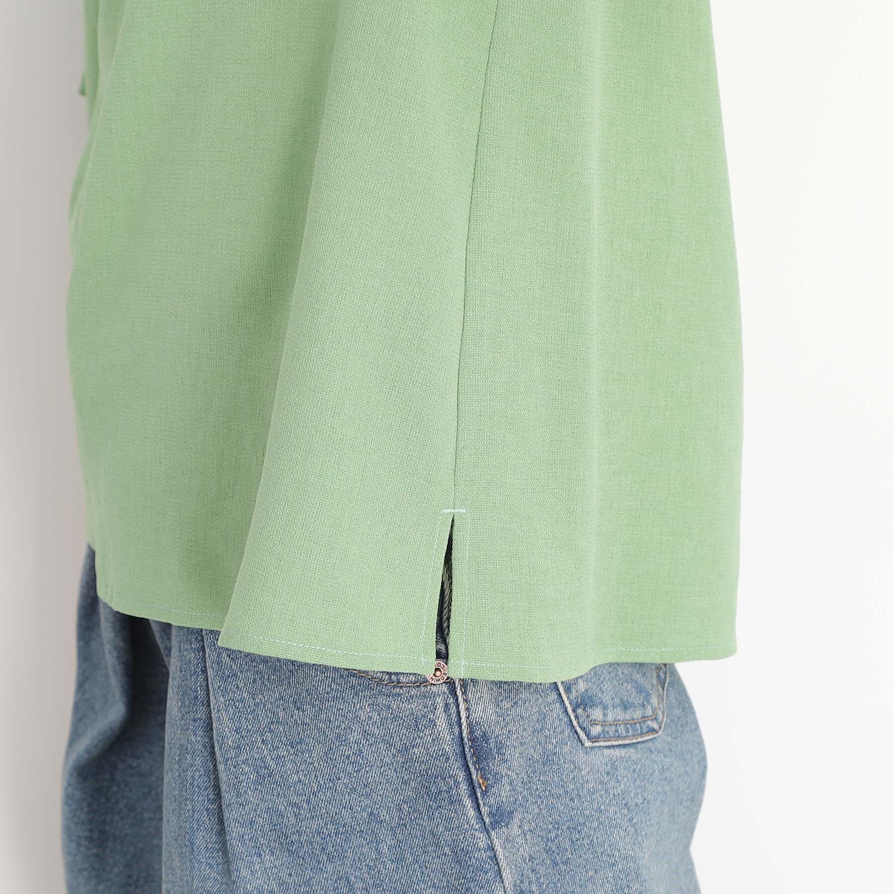 THE SHOP TK「麻調ブラウス【シワになりにくい/洗える】」|シャツ・ブラウス|