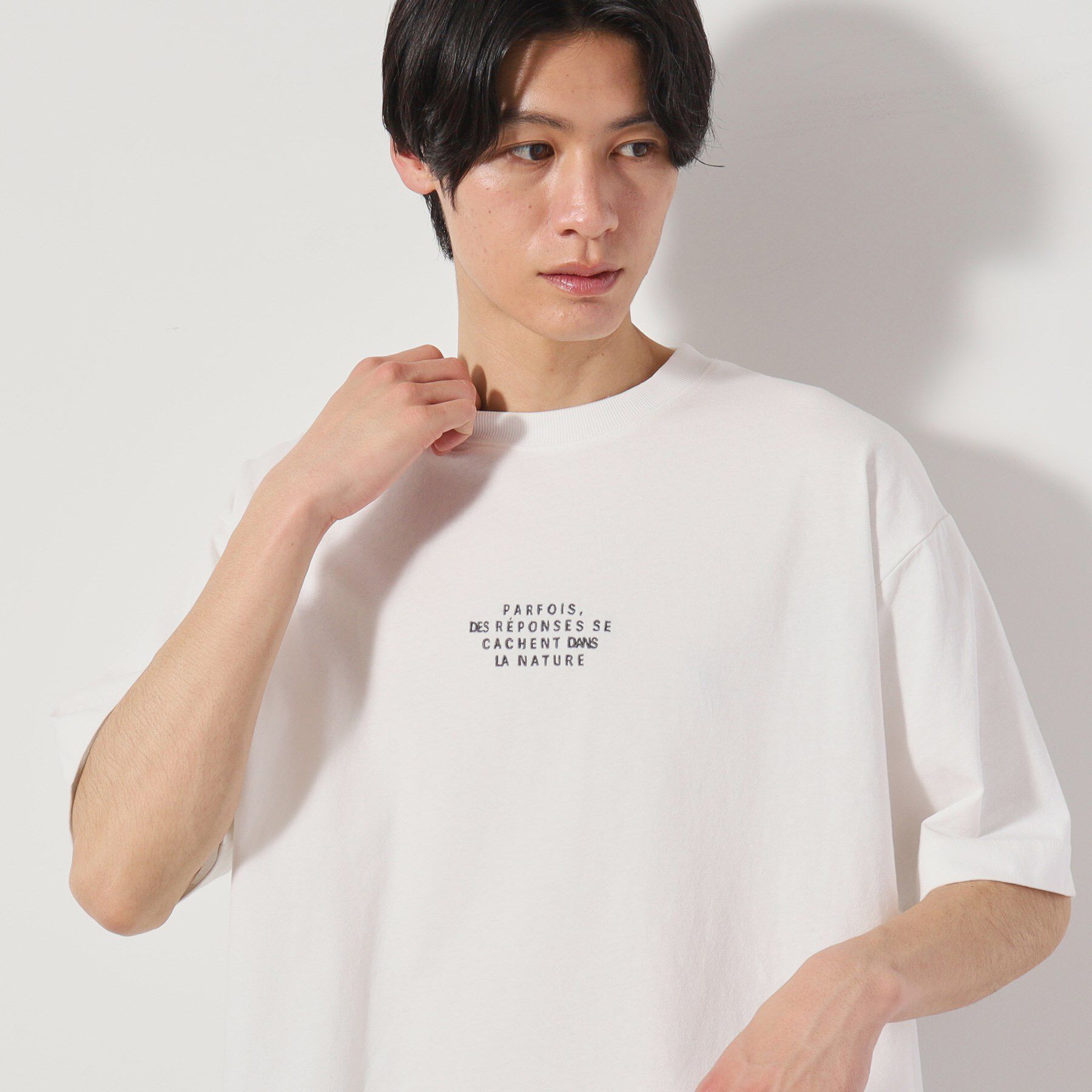 THE SHOP TK「【Begin6月号掲載】オーガニックコットンプリント半袖Tシャツ」|Tシャツ・カットソー|