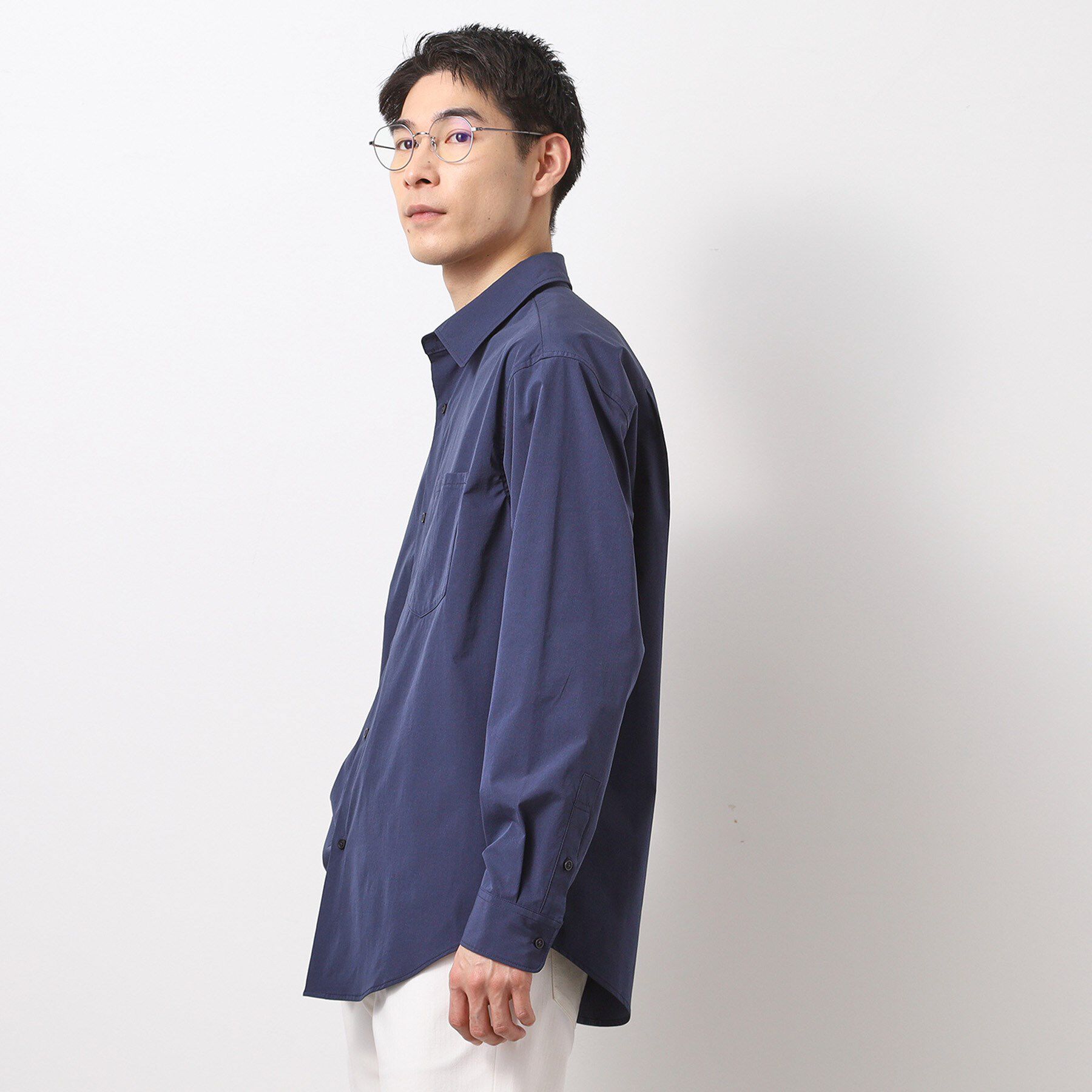 THE SHOP TK「CAVEブロードシャツ【吸水速乾/イージーケア/アンチピリング/洗濯機OK】」|シャツ・ブラウス|