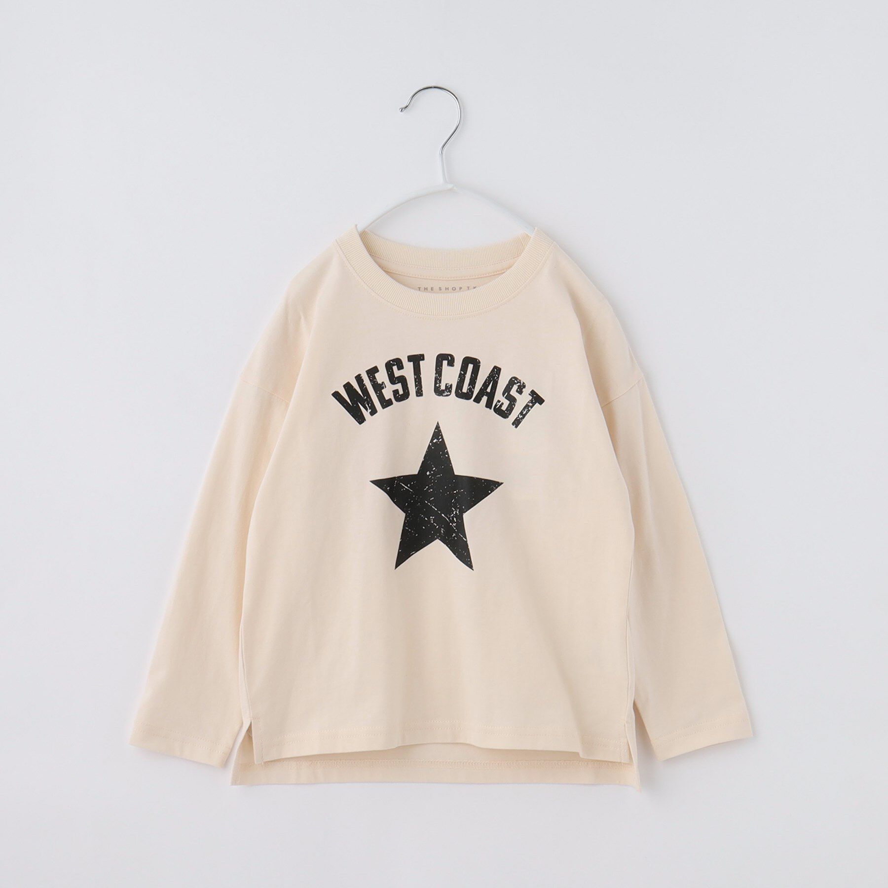 THE SHOP TK「【110-160】プリント長袖Tシャツ」|Tシャツ・カットソー|アイボリー(004)