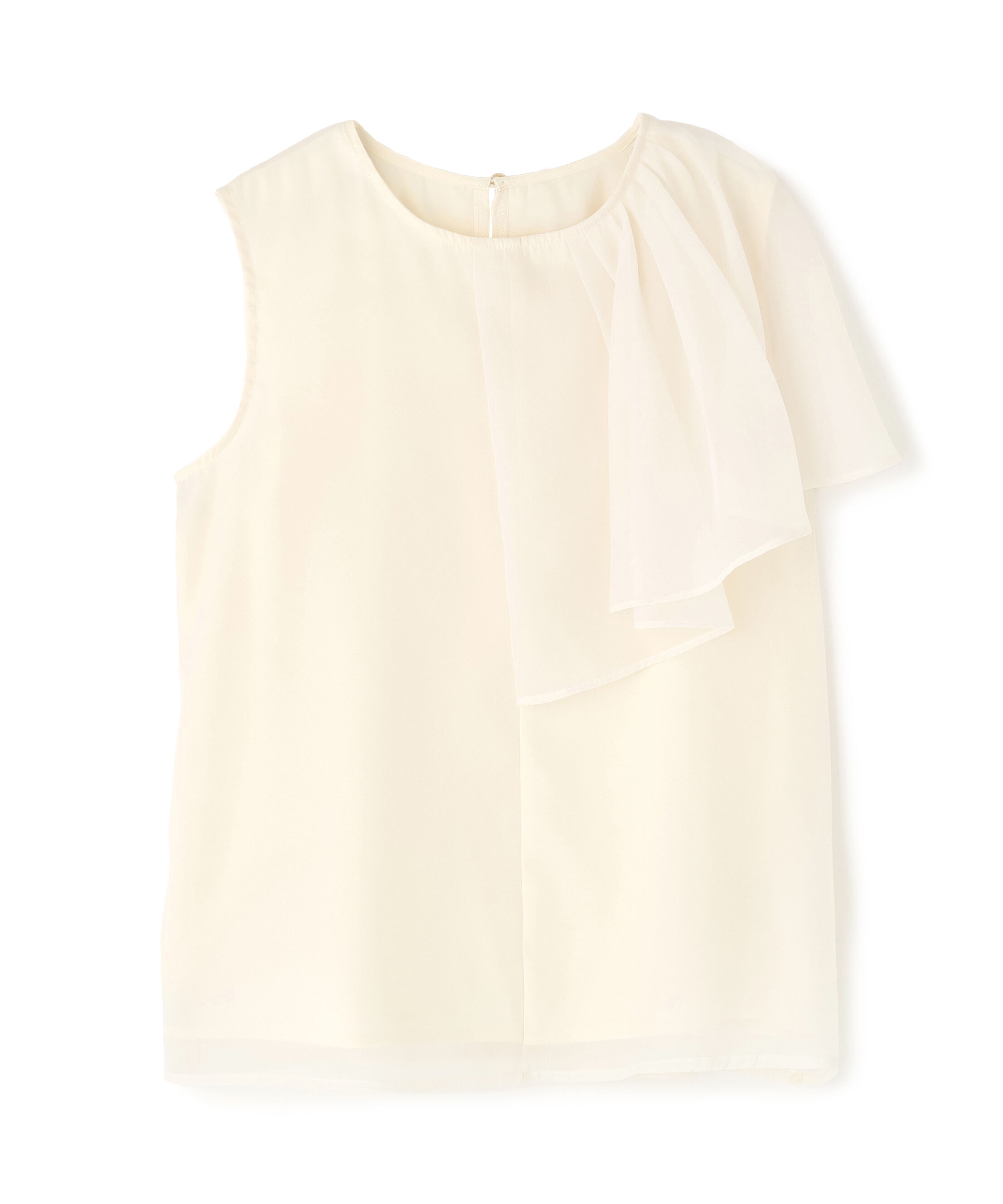  「アシメフリルシアーブラウス」|シャツ・ブラウス|