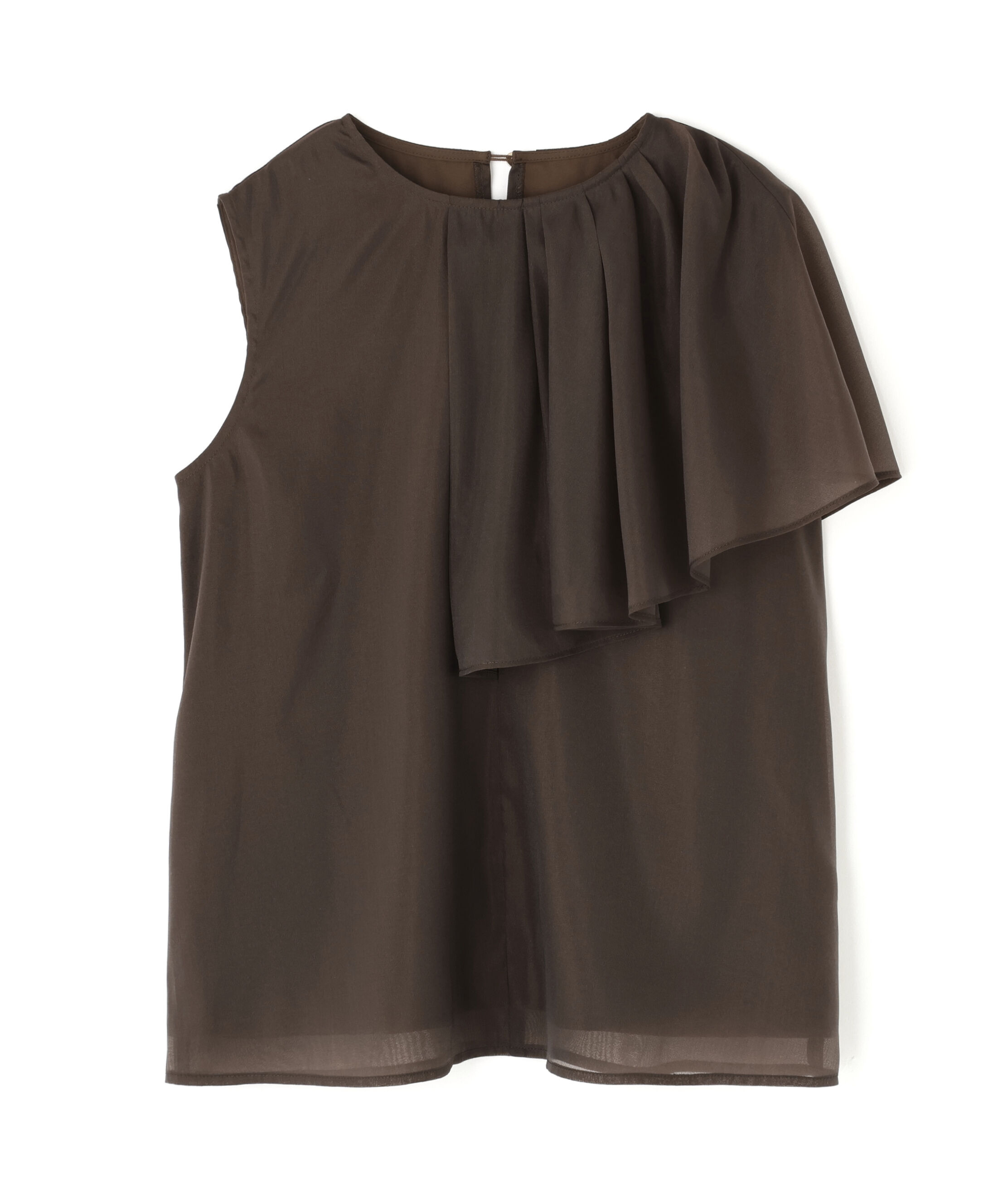  「アシメフリルシアーブラウス」|シャツ・ブラウス|