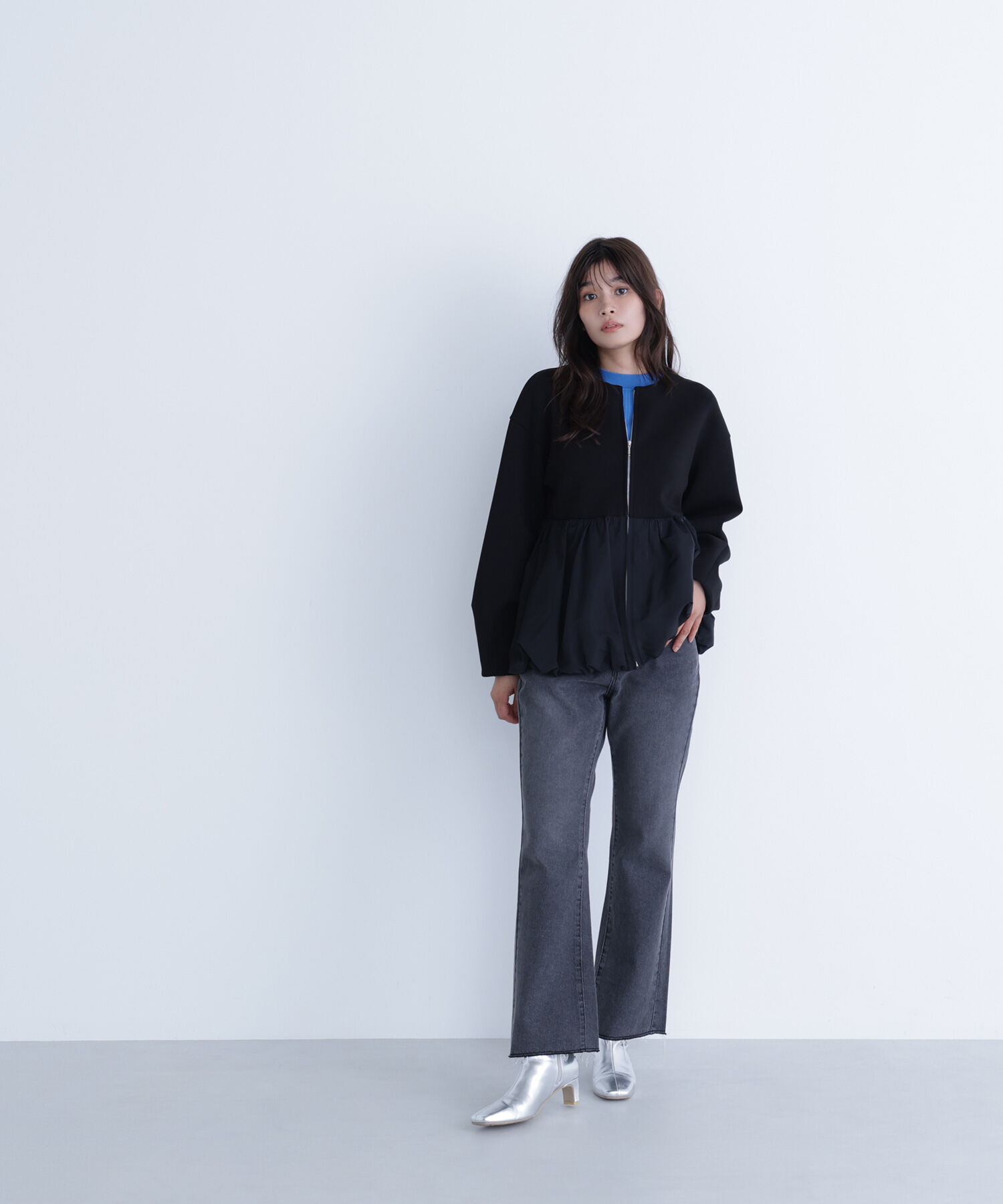  「ハイライズフレアデニムパンツ」|その他|