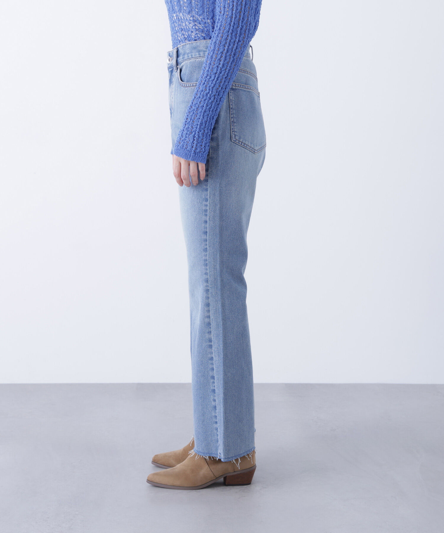  「ハイライズフレアデニムパンツ」|その他|