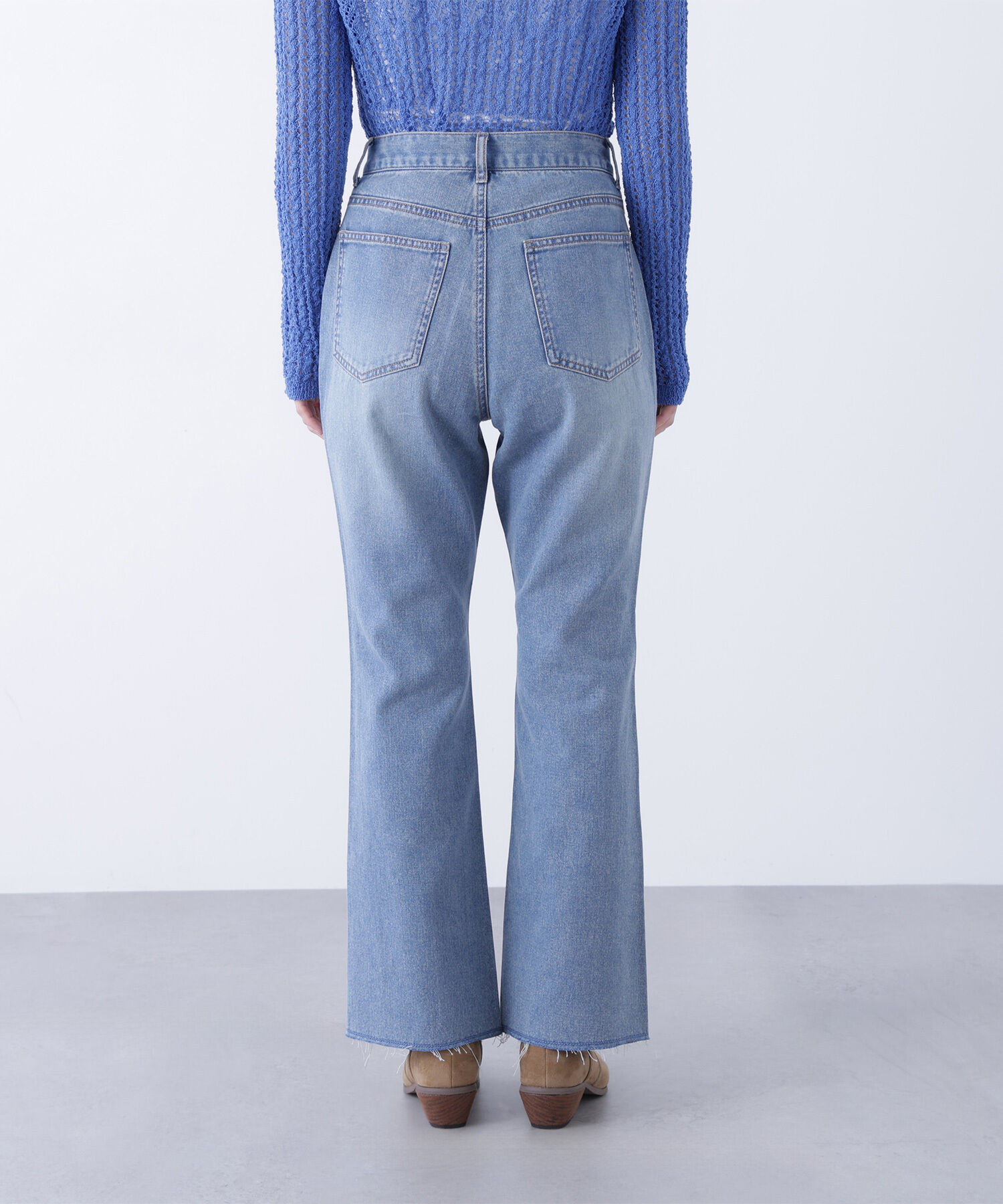  「ハイライズフレアデニムパンツ」|その他|