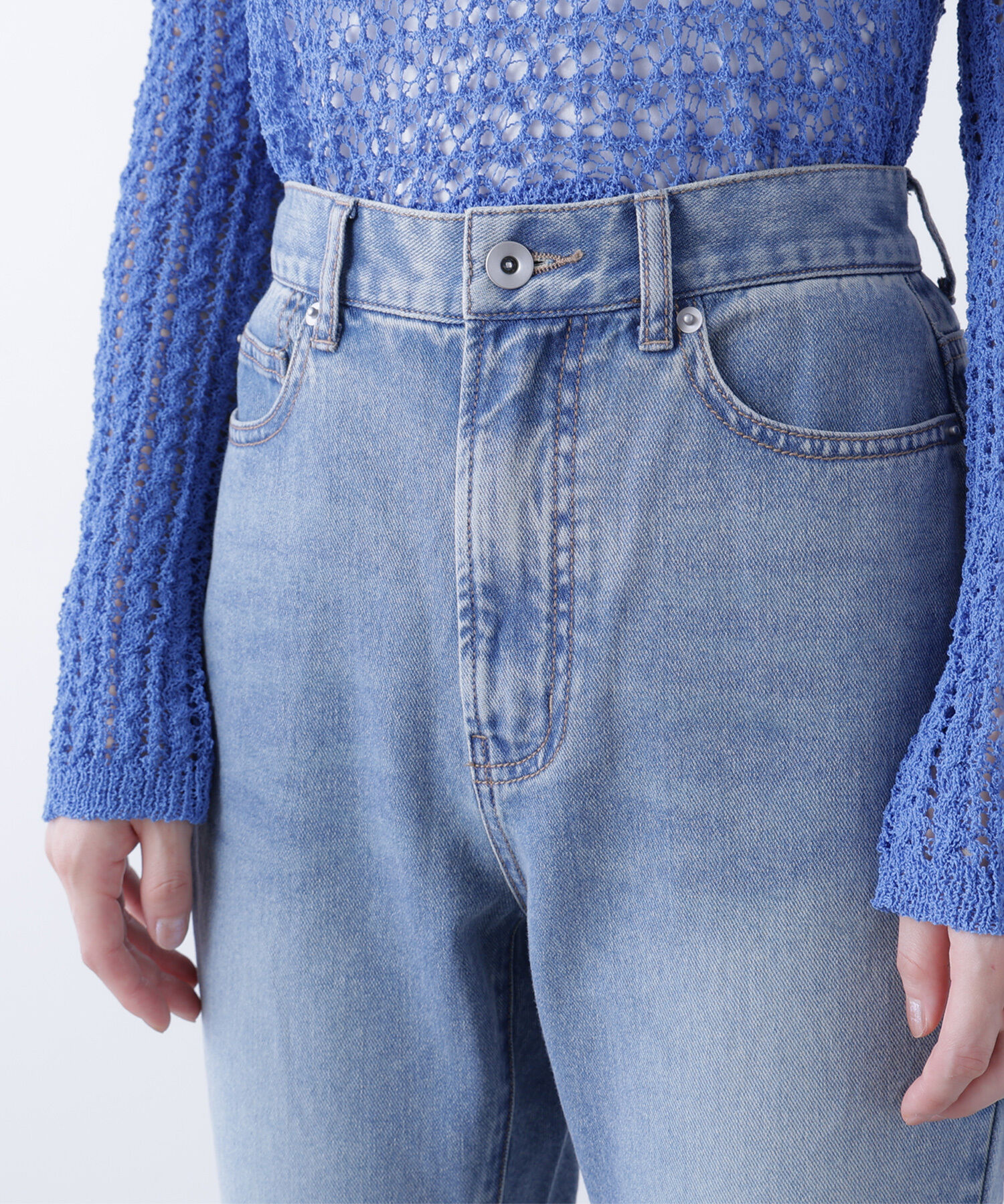  「ハイライズフレアデニムパンツ」|その他|