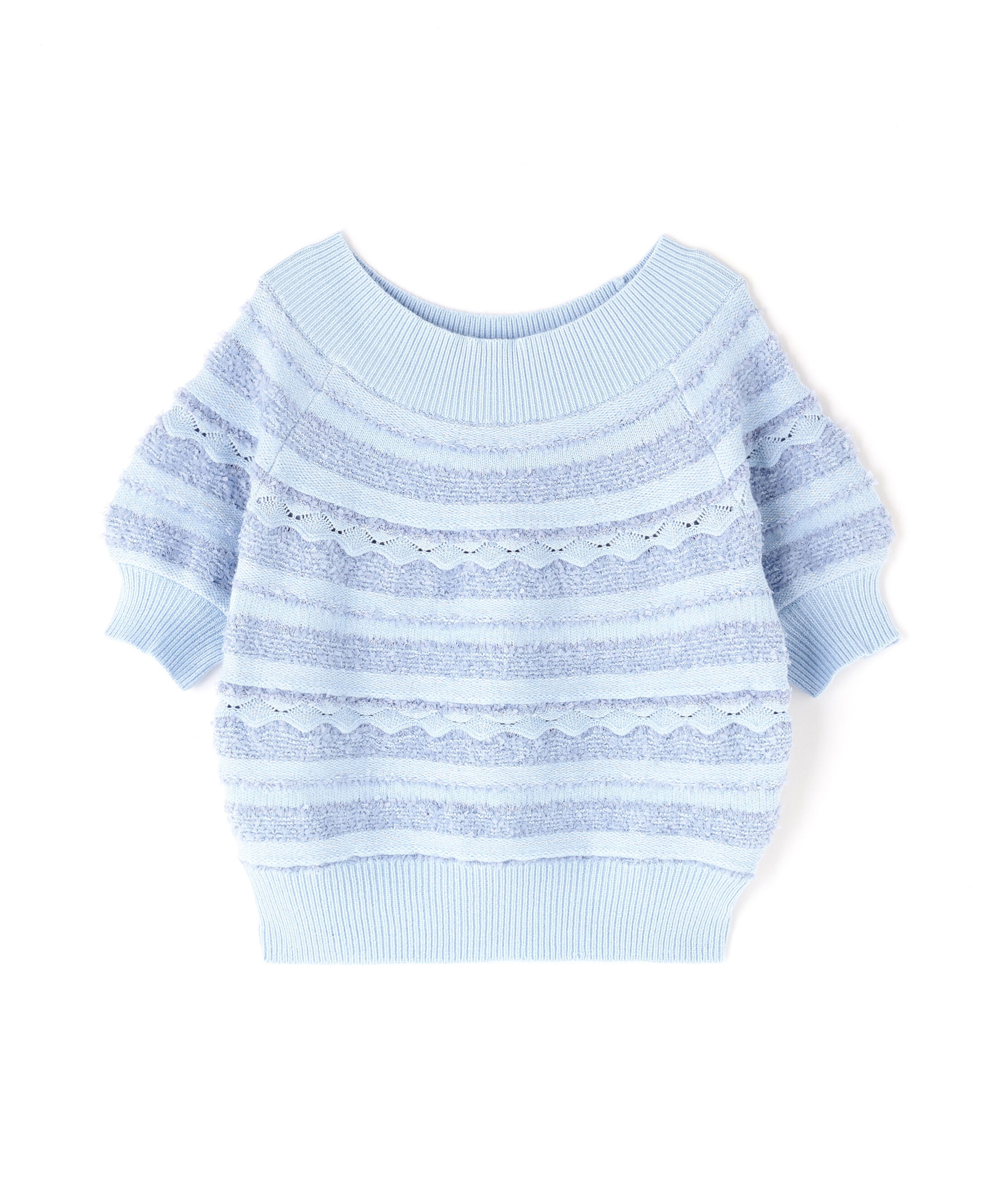  「柄編みドルマンニット」|ニット・セーター|