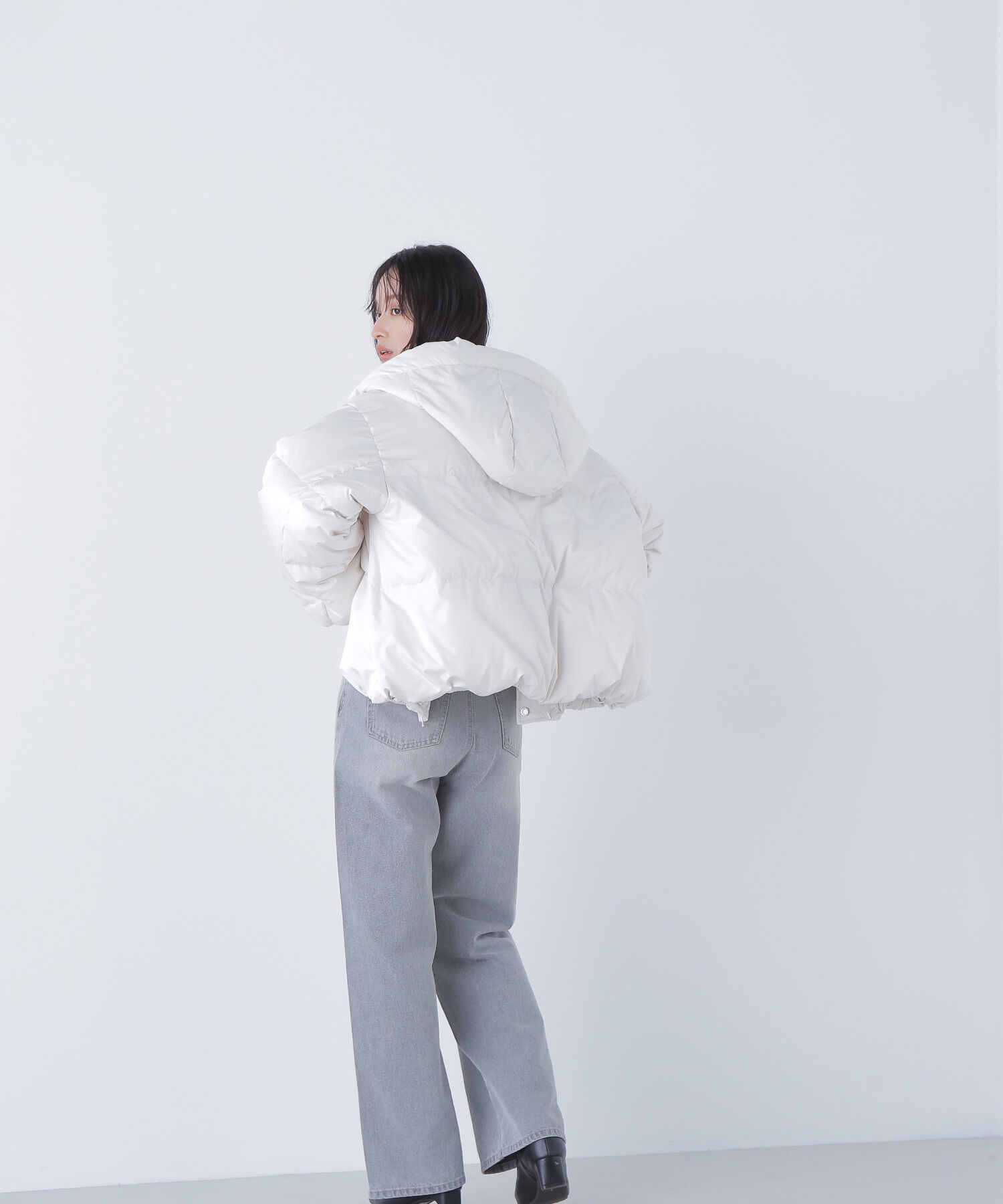  「ショートフードダウン」|ブルゾン・スタジャン|