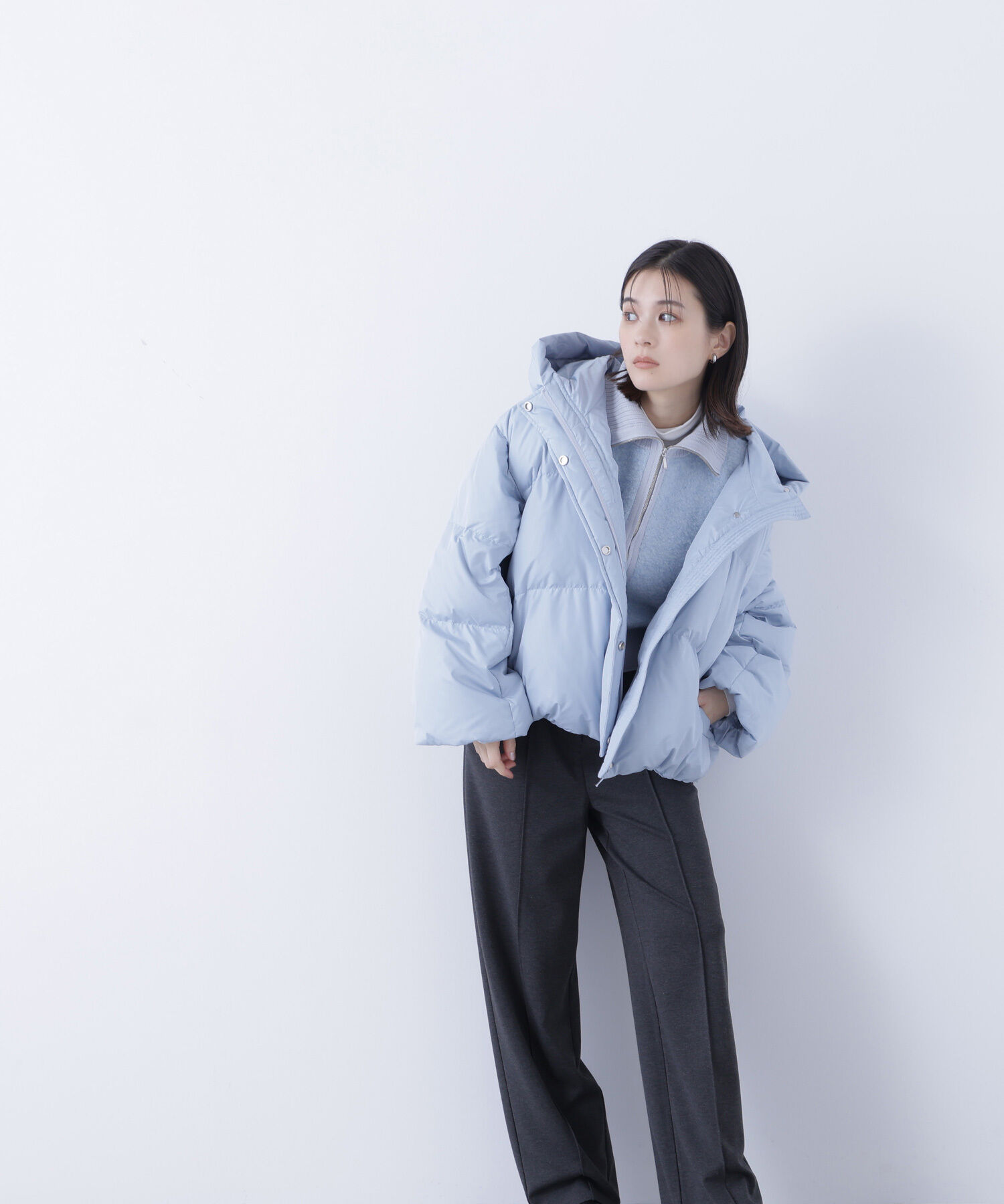  「ショートフードダウン」|ブルゾン・スタジャン|