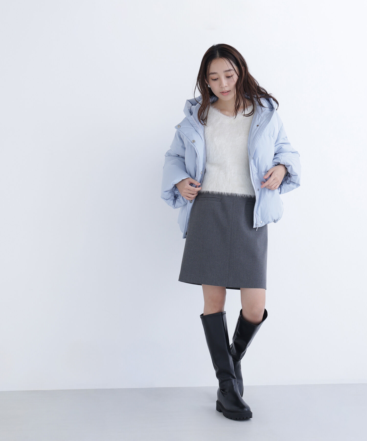  「ショートフードダウン」|ブルゾン・スタジャン|