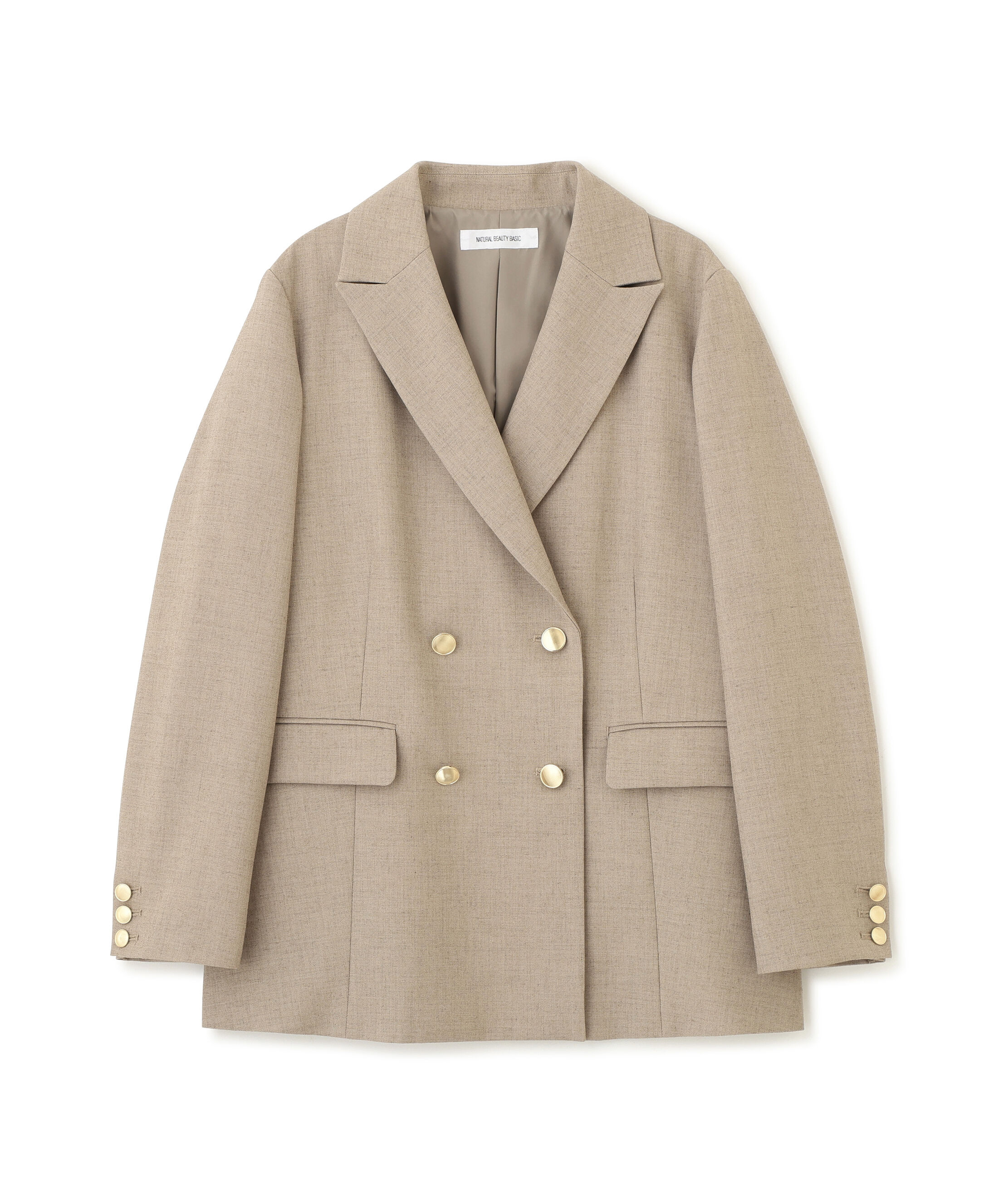  「ダブルブレスト  SETUP ボクシージャケット」|ブルゾン・スタジャン|