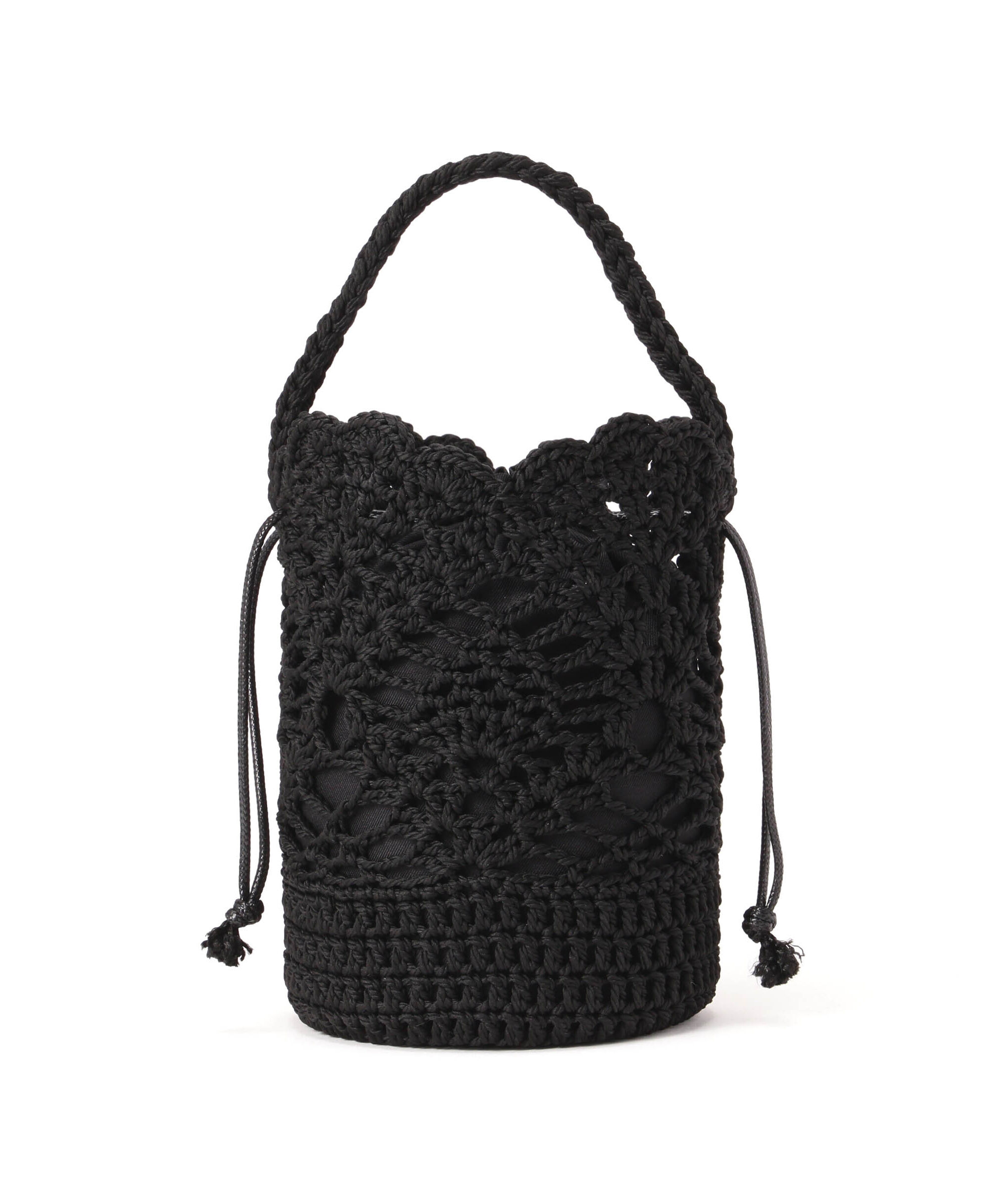  「クロシェバケットバッグ」|トートバッグ|