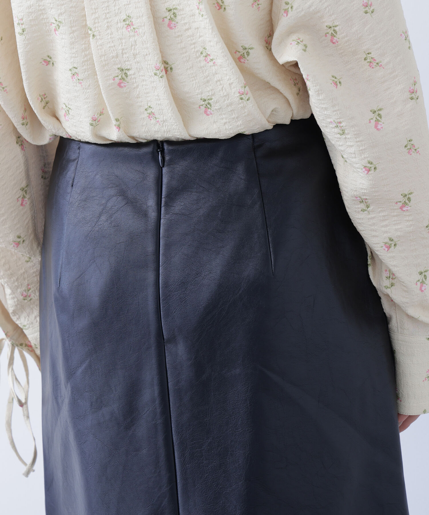  「〈N.〉フェイクレザーミニスカート」|スカート|