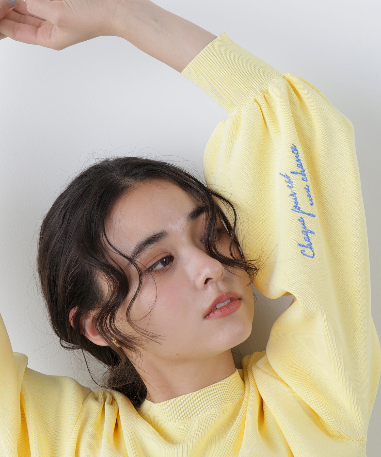  「〈N.〉ロゴ刺繍スウェットライクニット」|ニット・セーター|