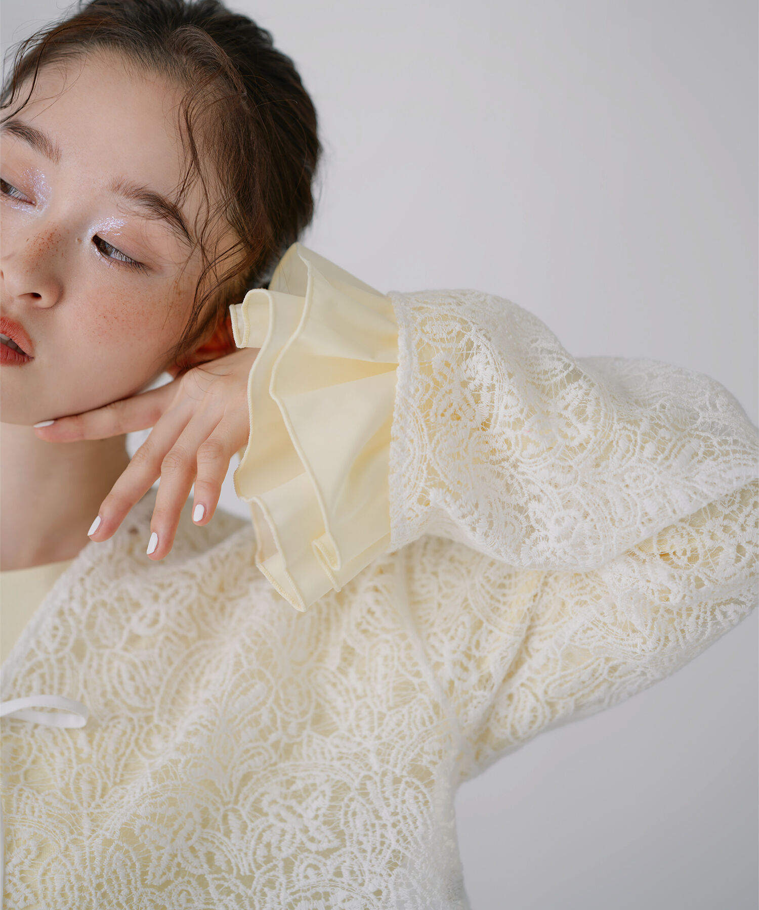  「〈N.〉レース羽織ブラウス」|シャツ・ブラウス|
