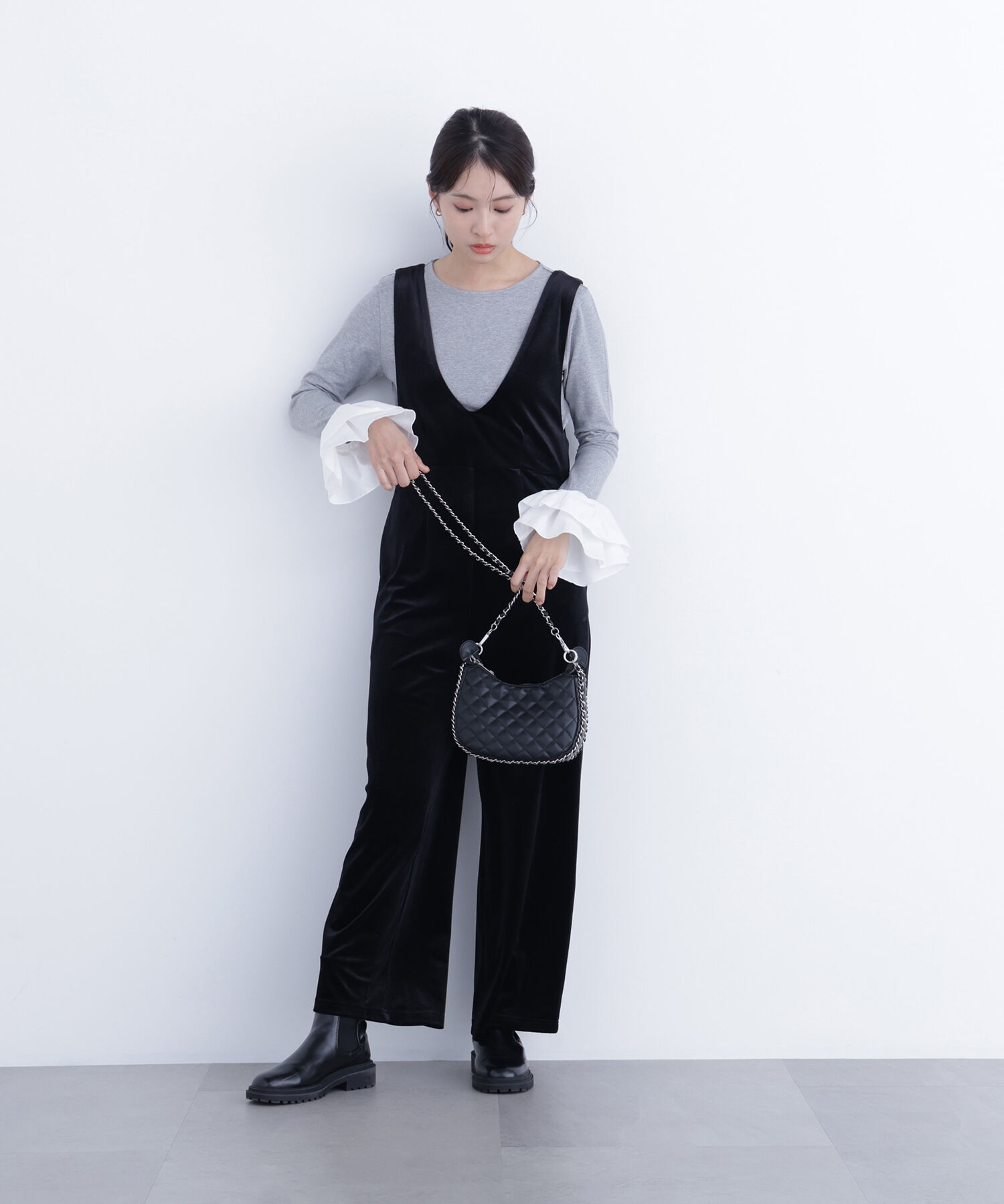  「〈N.〉カフスドッキングカットソー」|Tシャツ・カットソー|