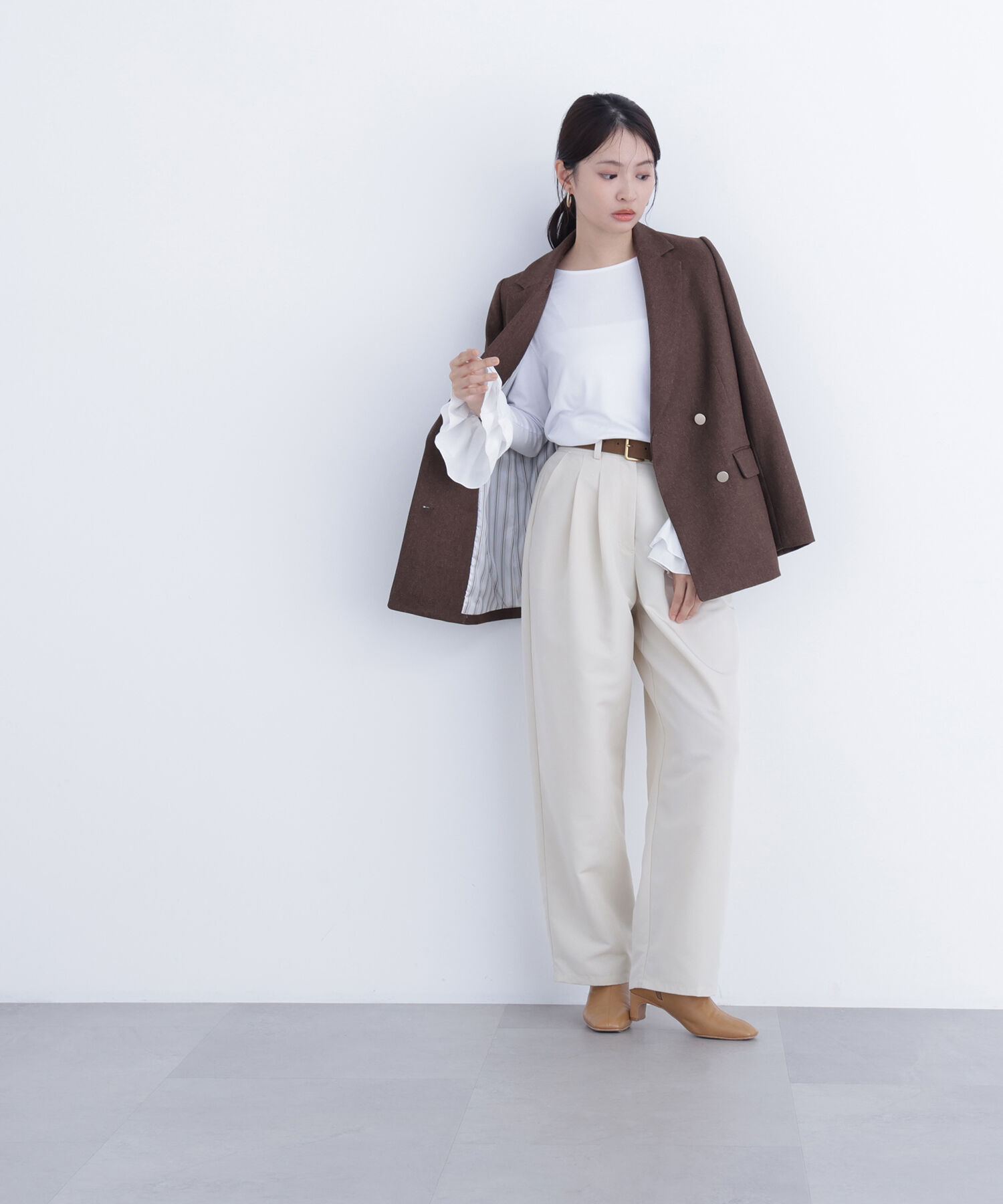  「〈N.〉カフスドッキングカットソー」|Tシャツ・カットソー|