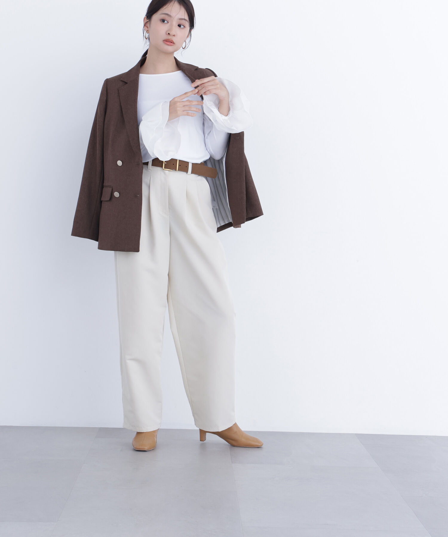  「〈N.〉カフスドッキングカットソー」|Tシャツ・カットソー|