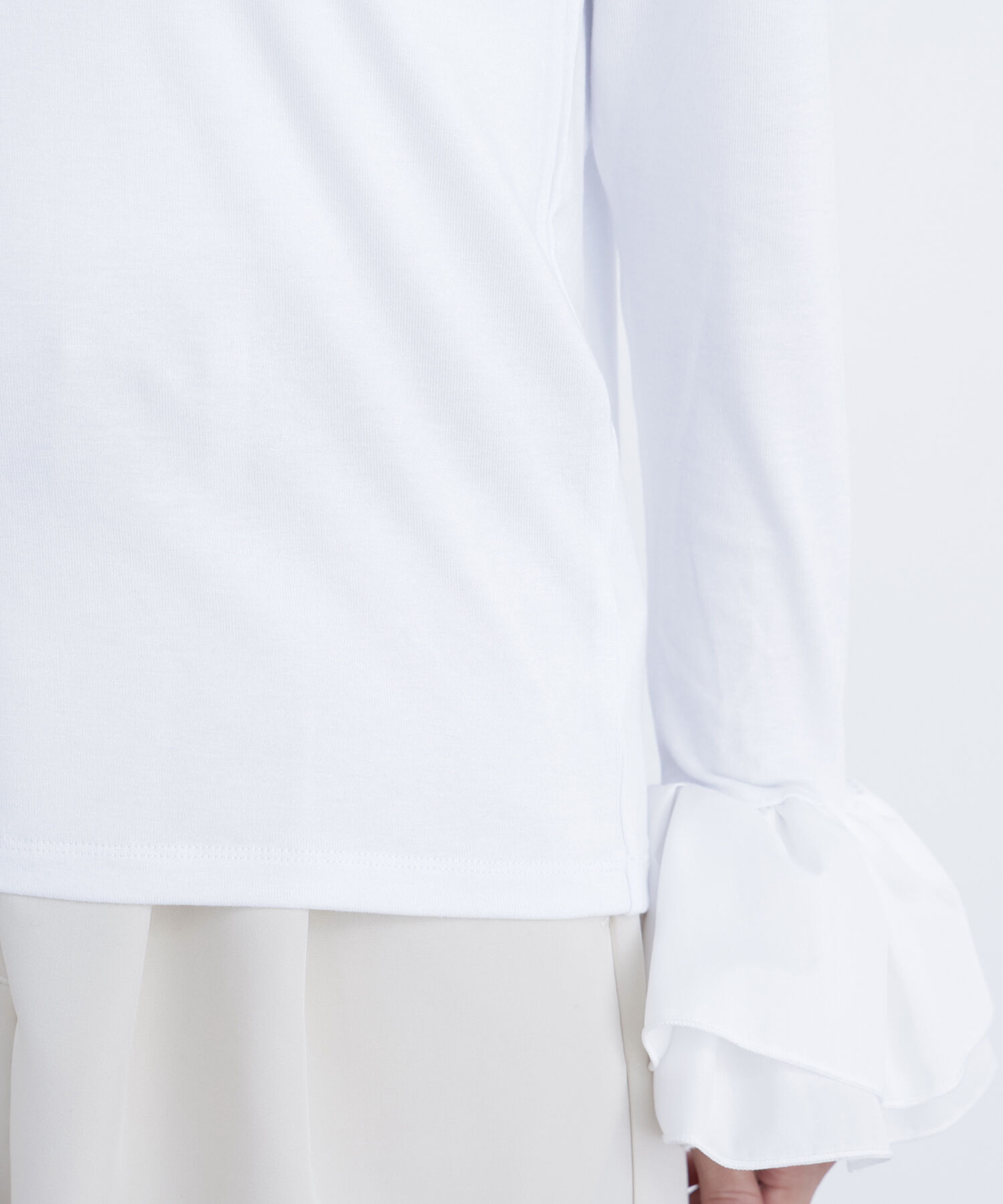  「〈N.〉カフスドッキングカットソー」|Tシャツ・カットソー|