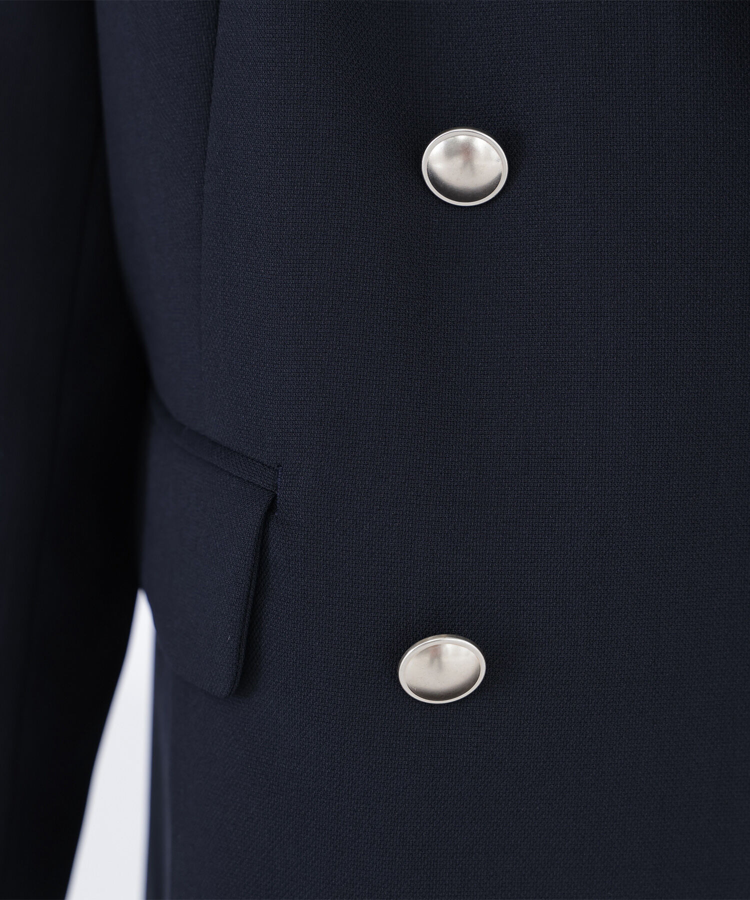  「リネンライクダブルブレストボクシージャケット」|ブルゾン・スタジャン|