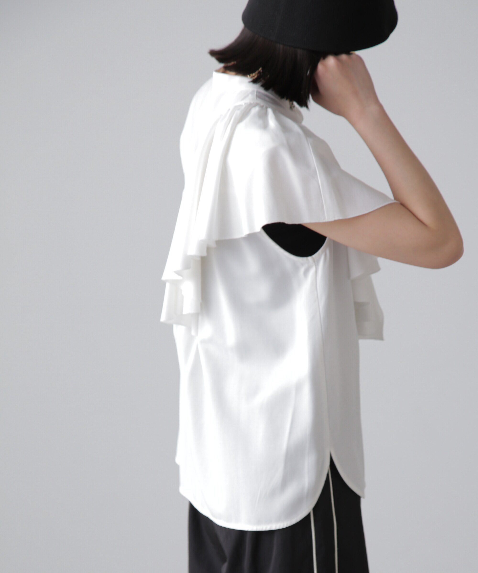  「マルチウェイフリルセットブラウス」|シャツ・ブラウス|