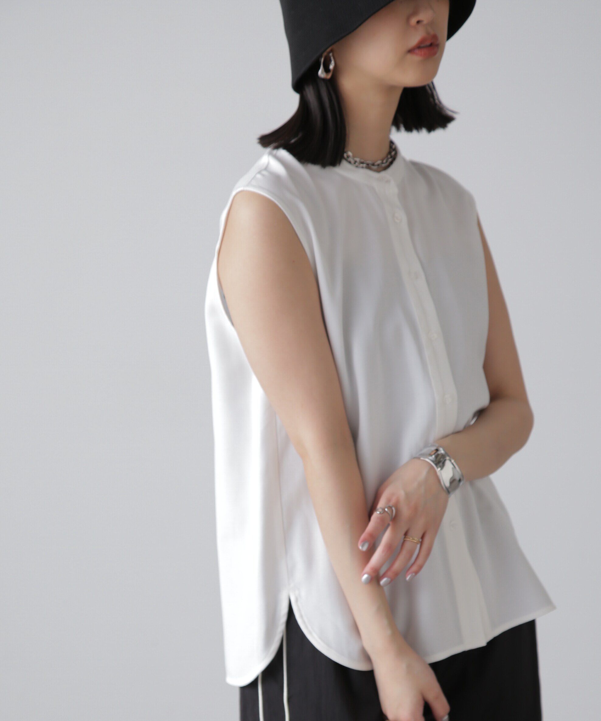  「マルチウェイフリルセットブラウス」|シャツ・ブラウス|