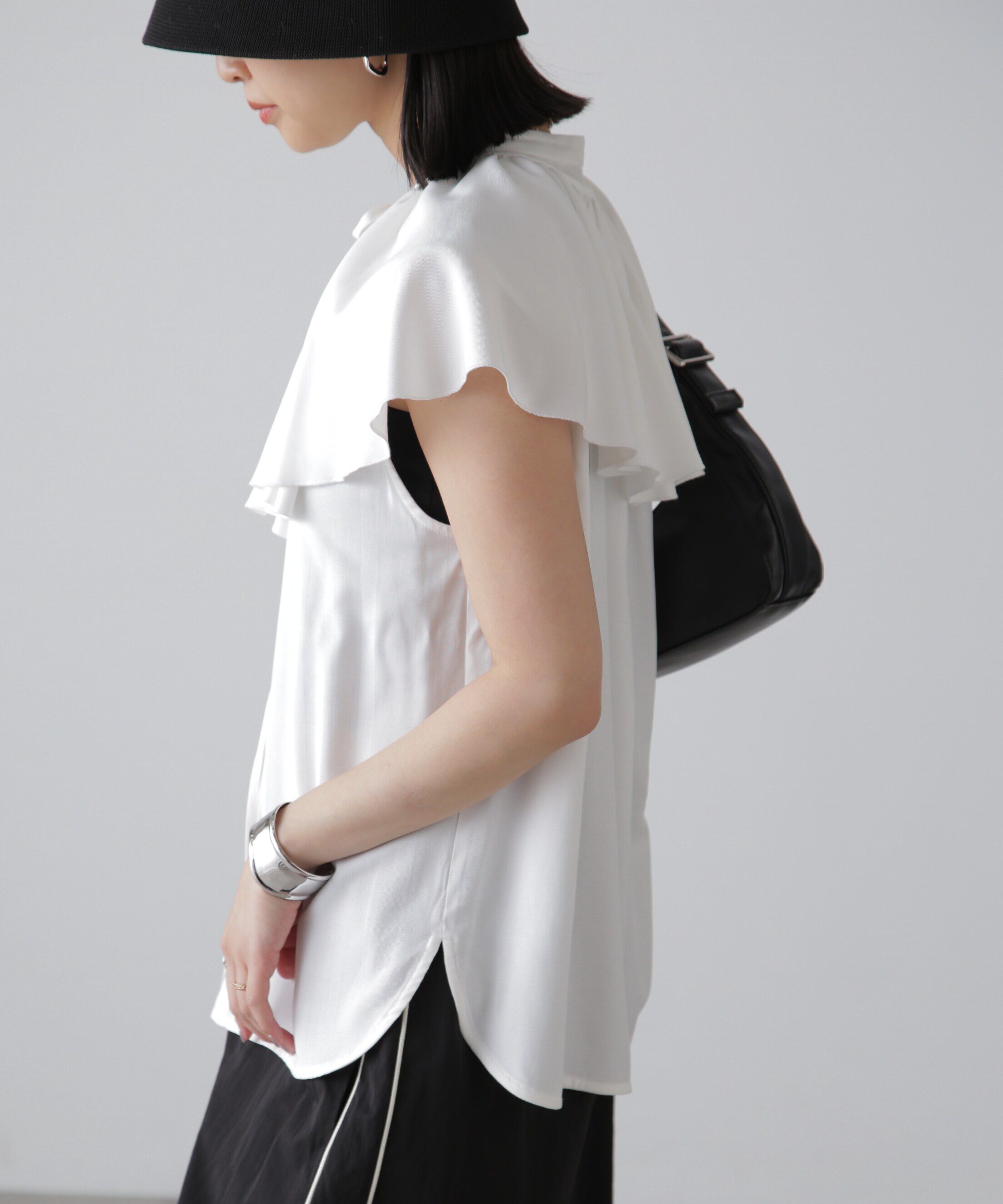  「マルチウェイフリルセットブラウス」|シャツ・ブラウス|