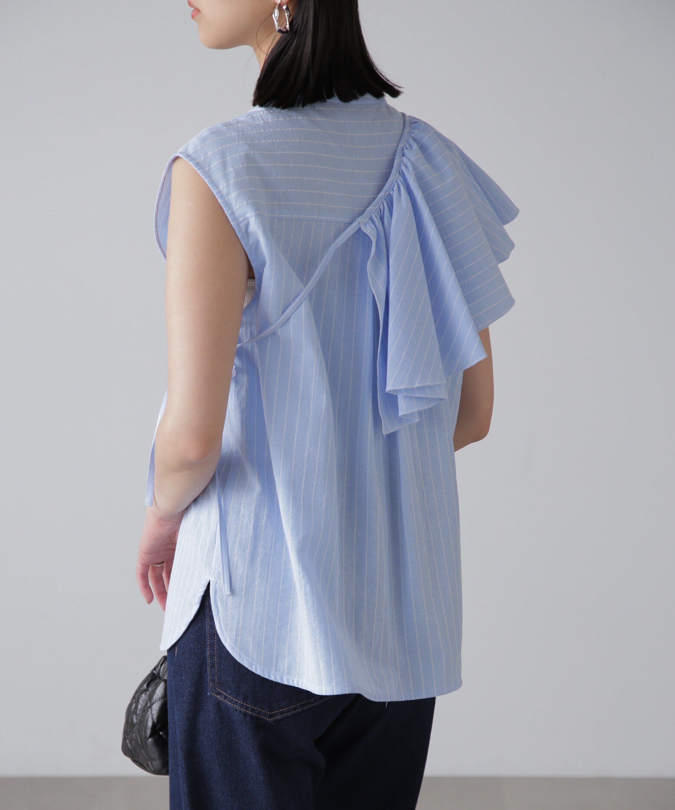  「マルチウェイフリルセットブラウス」|シャツ・ブラウス|